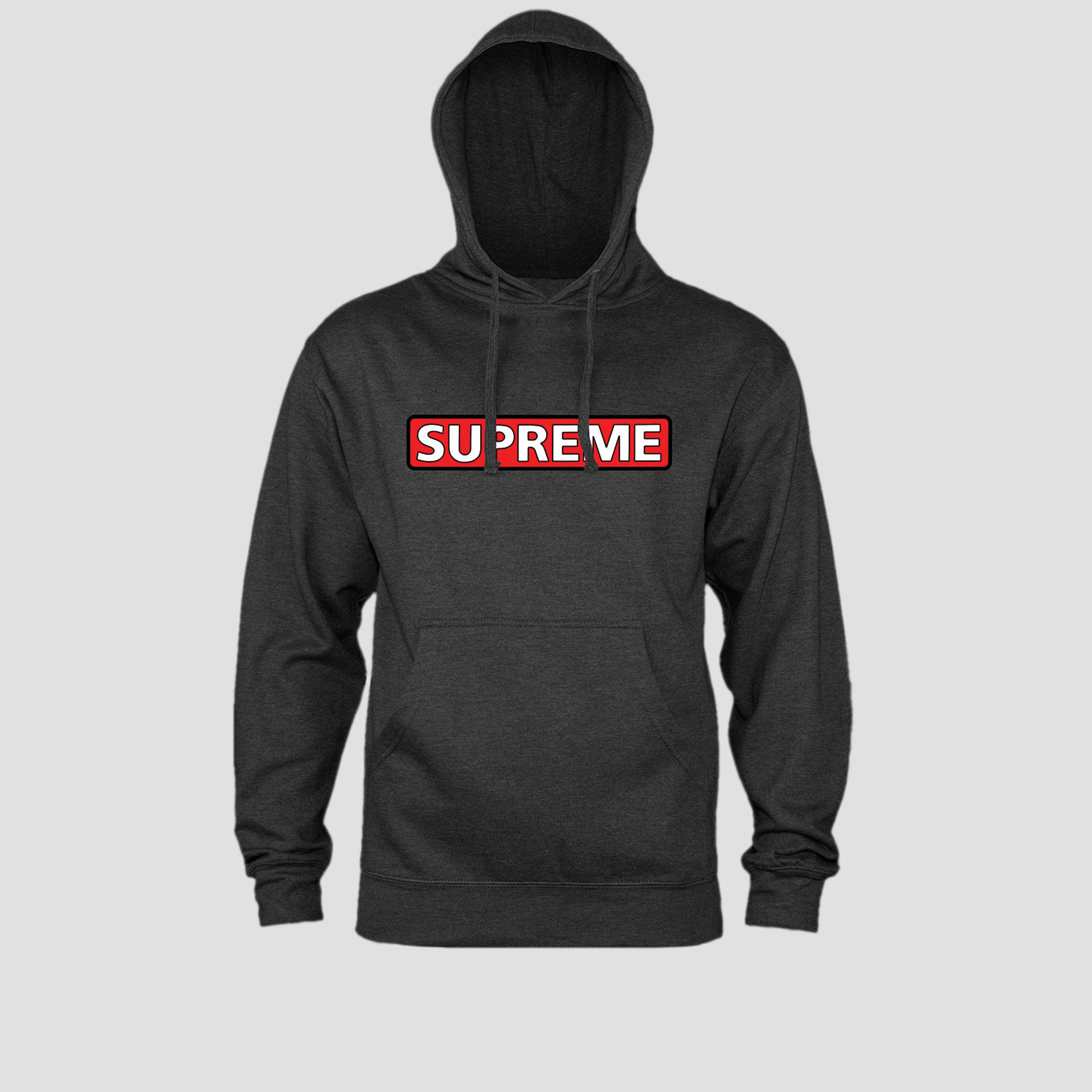 Powell Peralta Supreme Mid Weight Hood Charcoal Heather