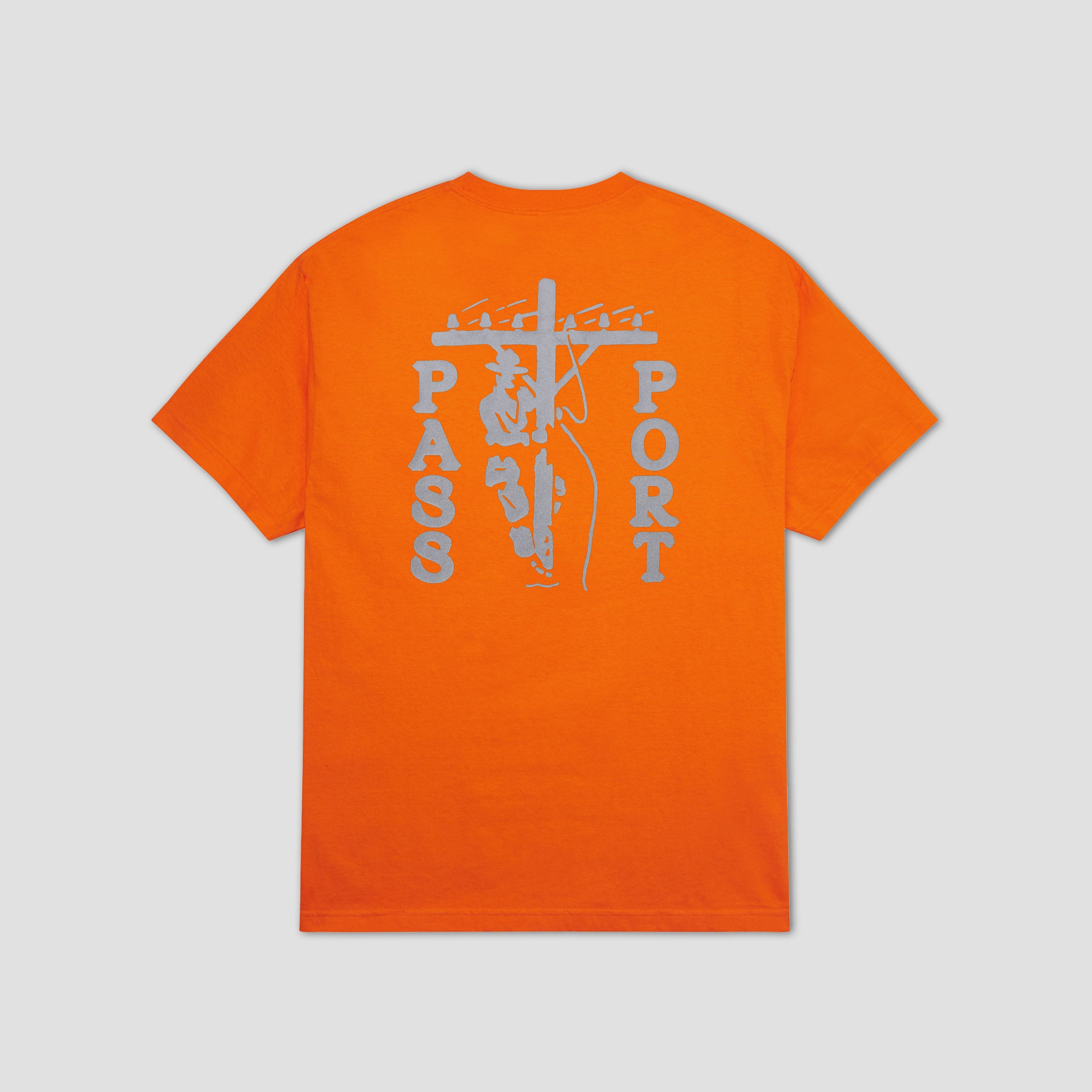 PassPort Line~Worx Pocket T-Shirt Safety Orange