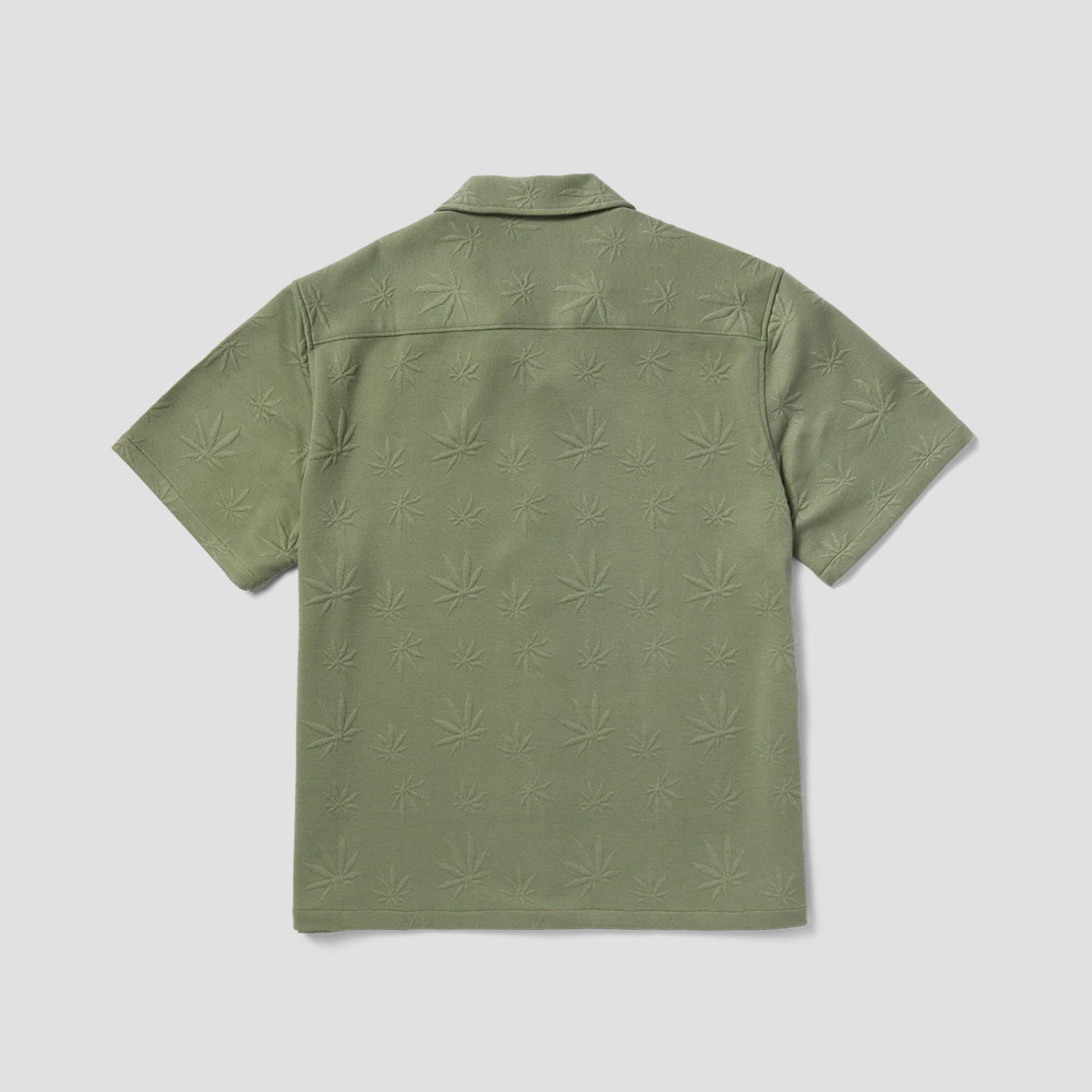 HUF Plantlife Jacquard Shirt Moss