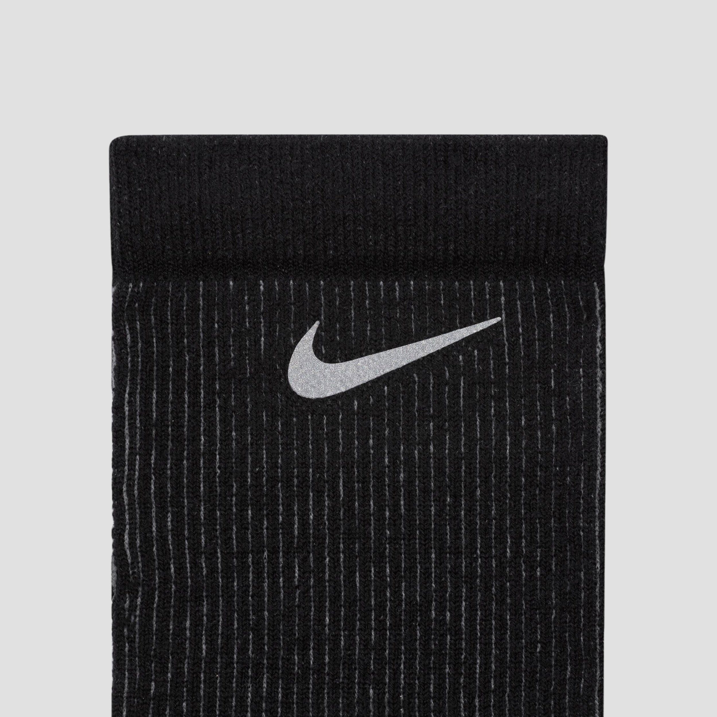 Nike Crew Dri-Fit Trail Running Socks Black / Anthracite / Black / Reflective Silver