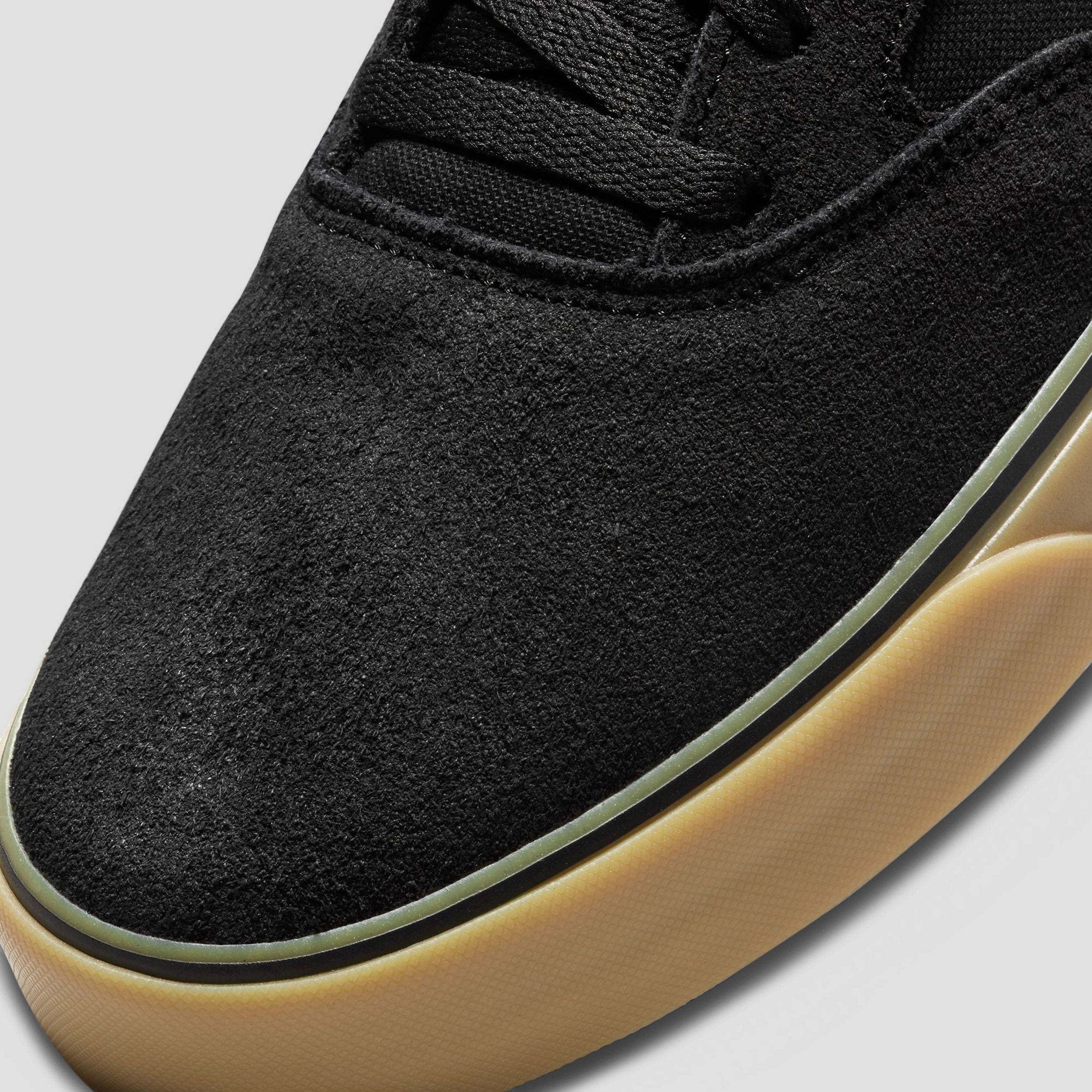 Nike SB Chron 2 Skate Shoes Black / White - Black / Gum