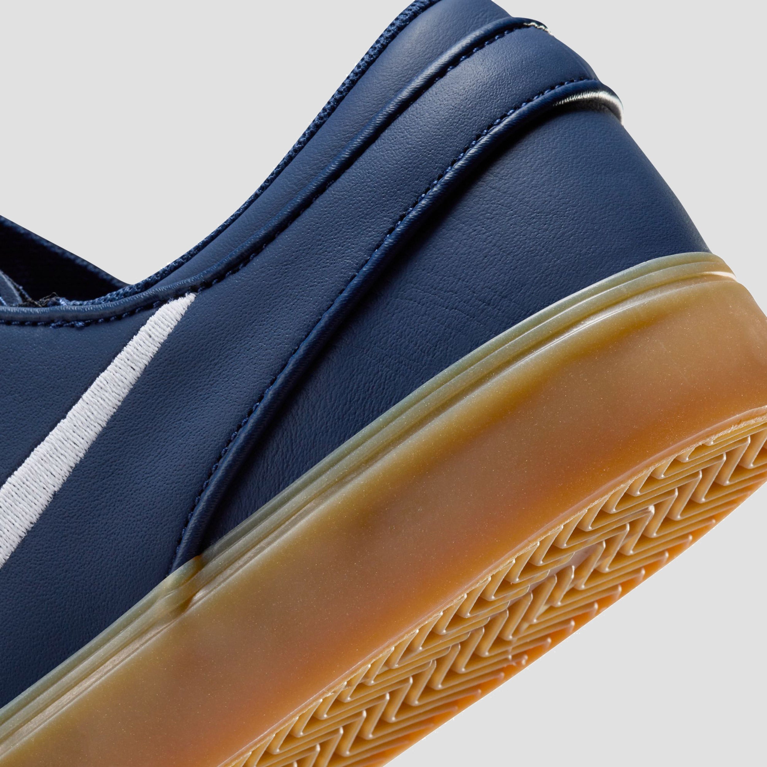 Nike SB Zoom Janoski OG+ Skate Shoes Navy / White - Navy - Gum Light Brown