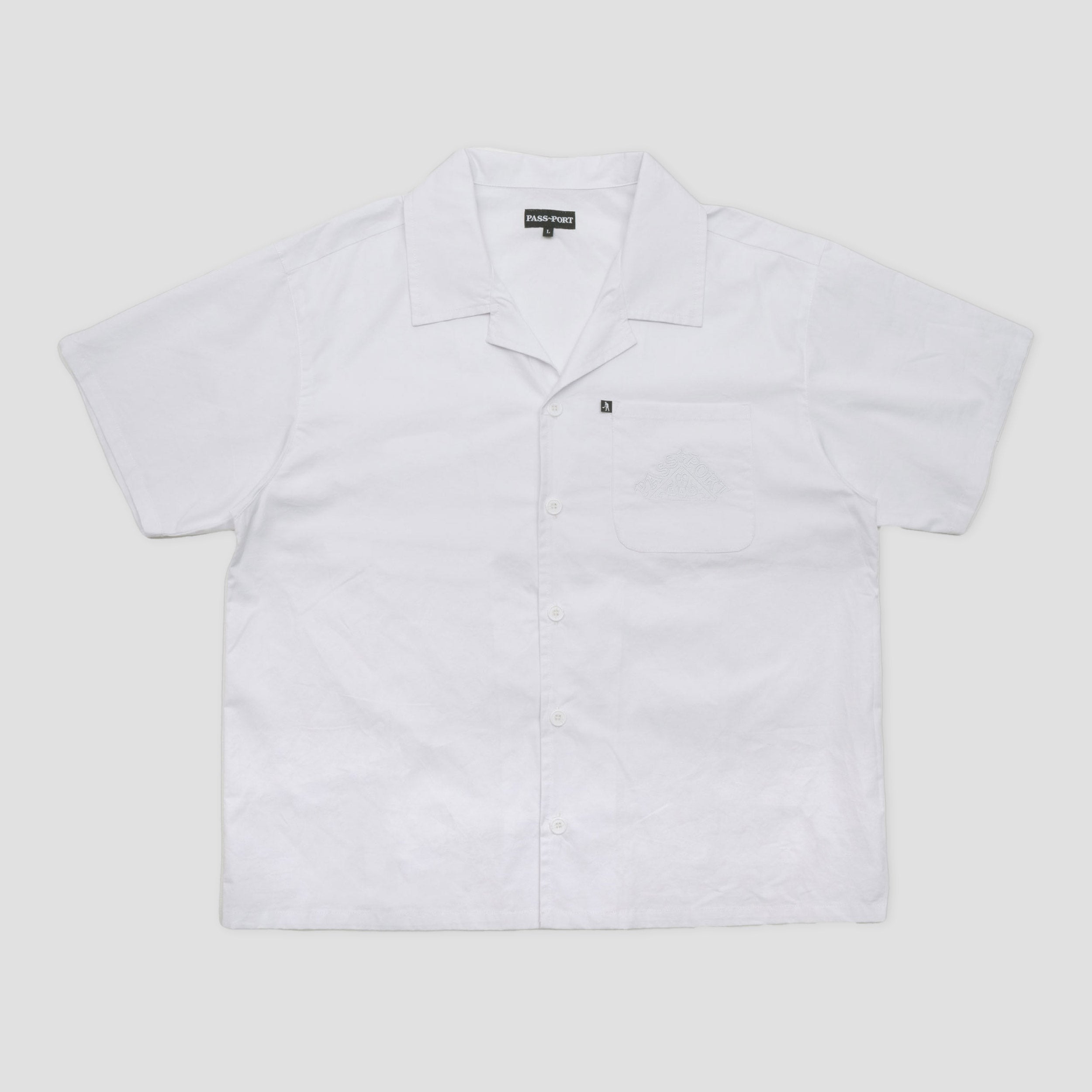 PassPort Manuscript Casual Shirt White