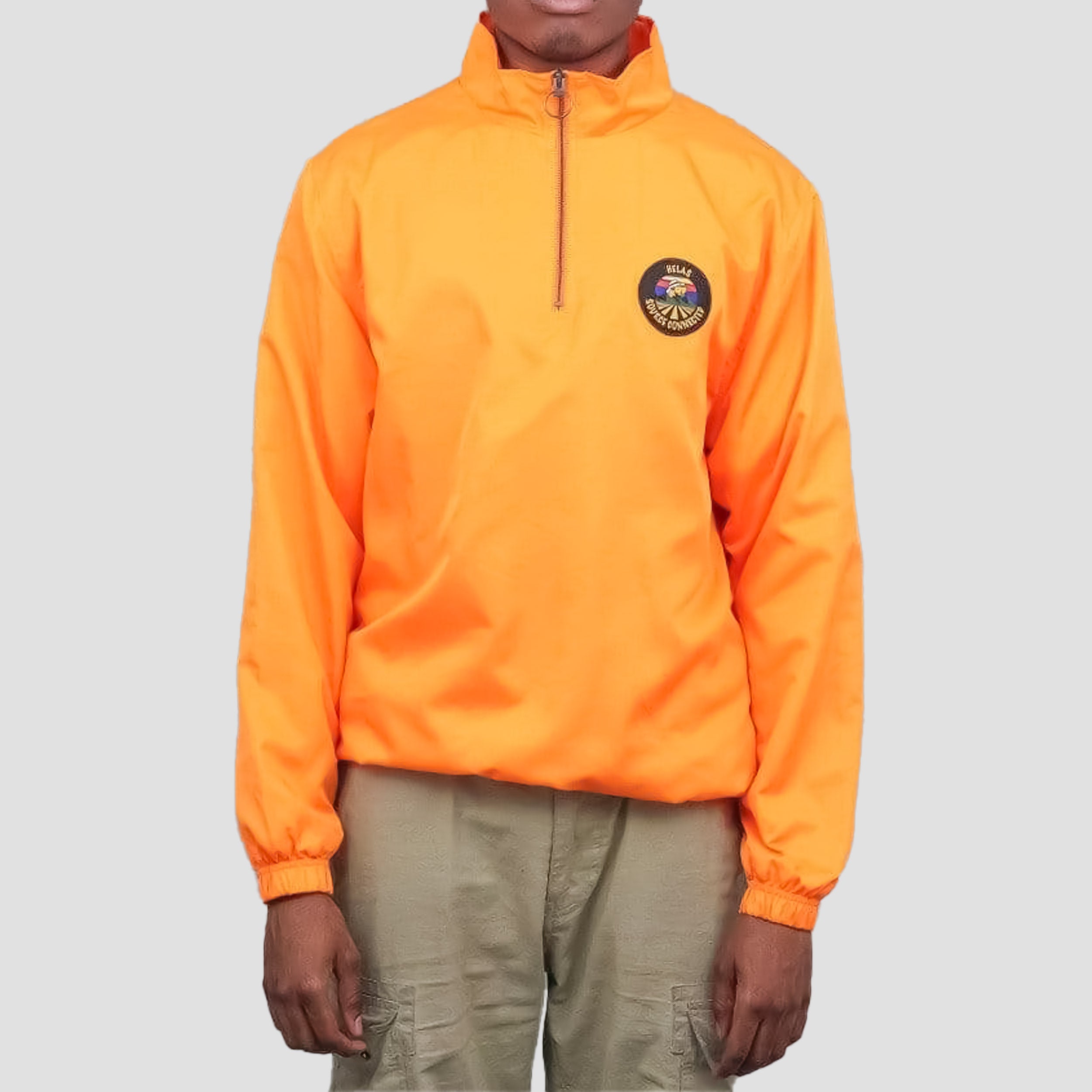 Helas Source Quarter Zip Orange