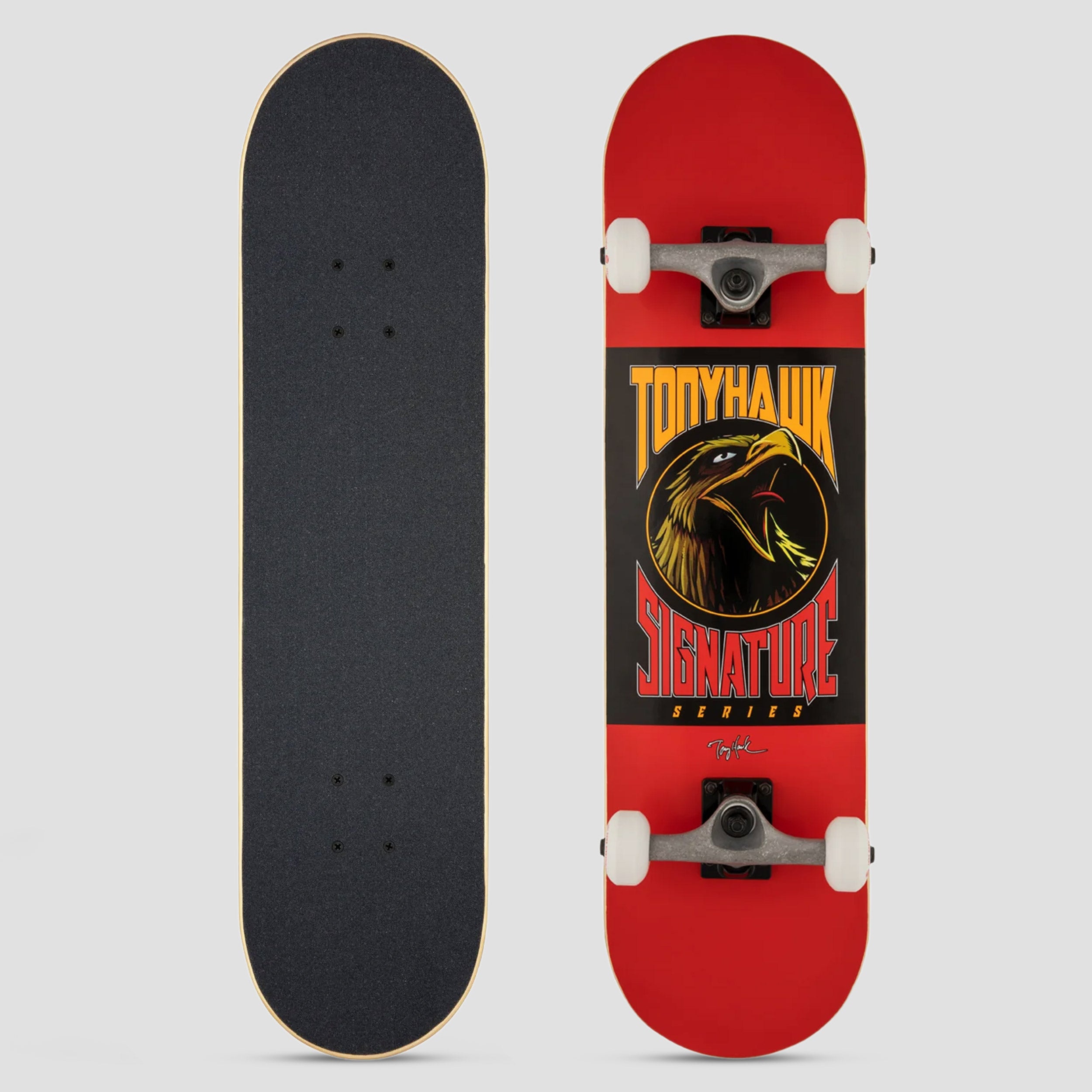 Tony Hawk 8.0 SS 180+ Bird Logo Complete Skateboard Red