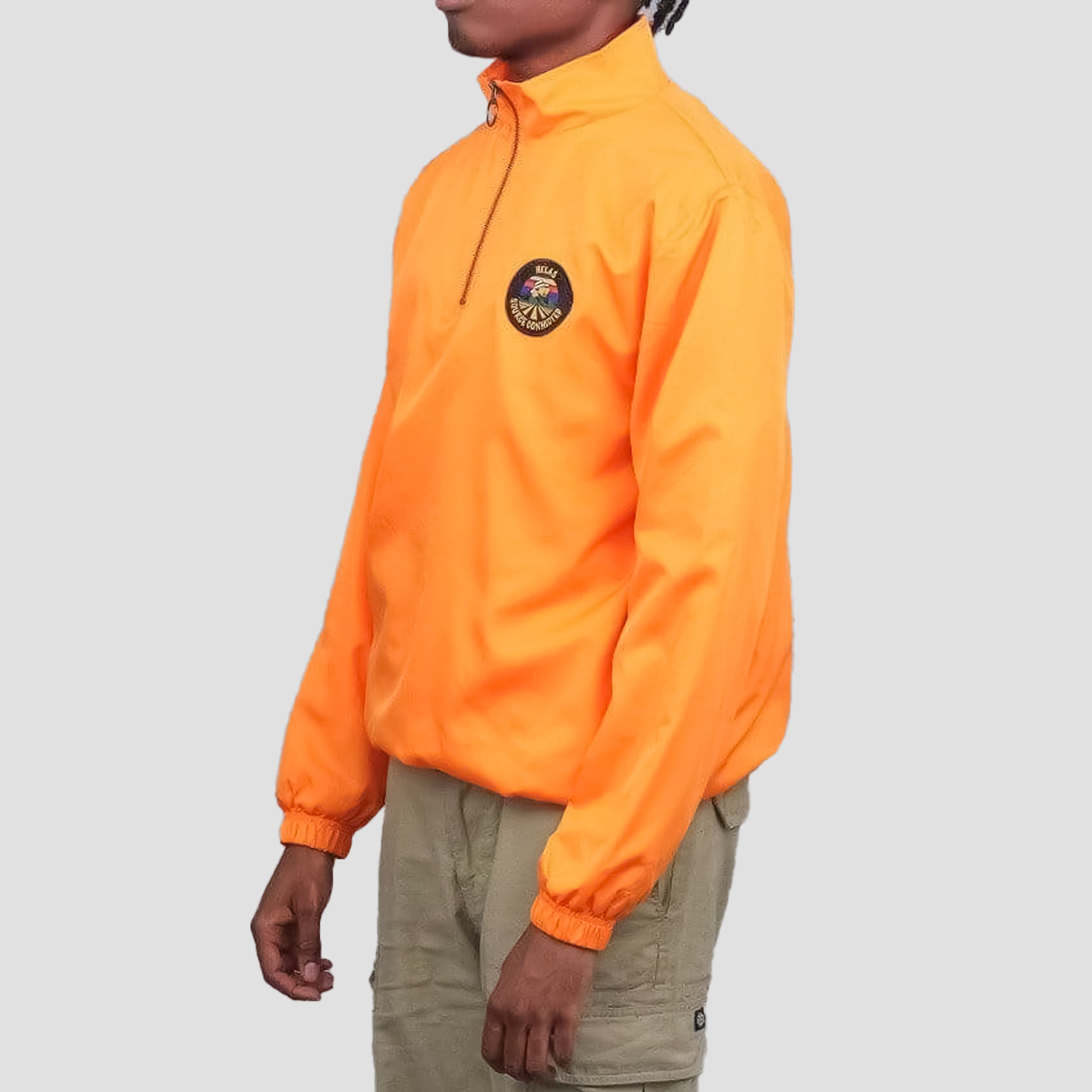 Helas Source Quarter Zip Orange