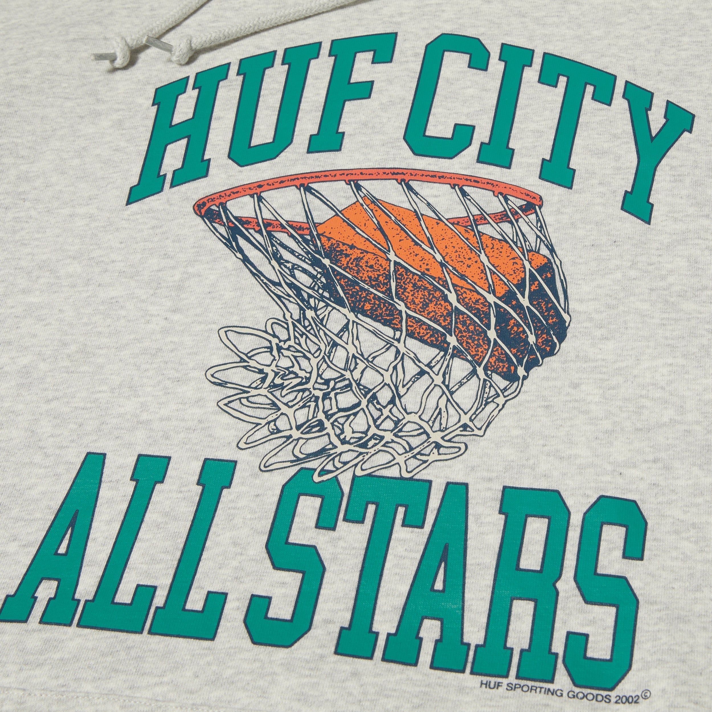 HUF Swish P/O Hood Heather Grey