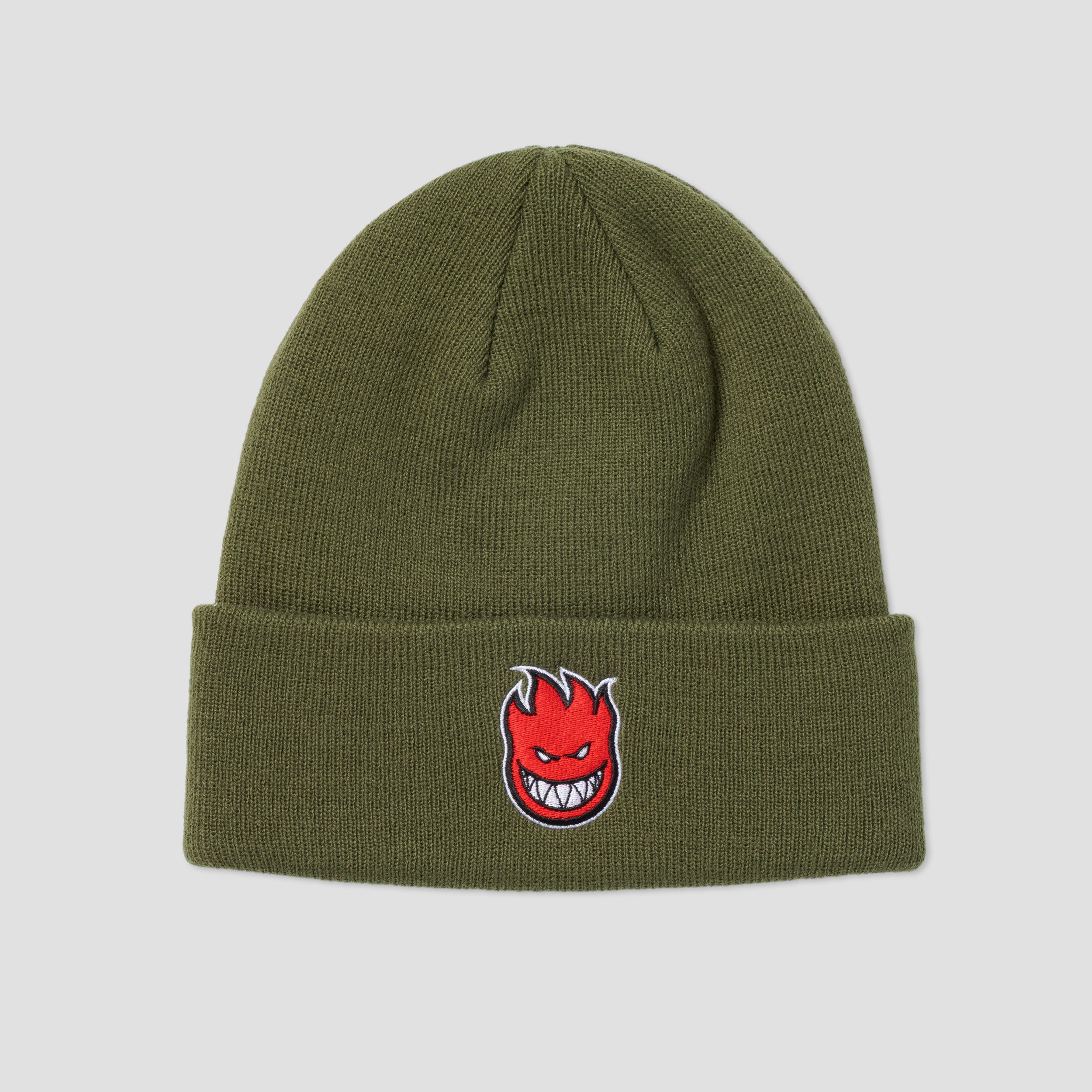Spitfire Bighead Fill Beanie Olive / Red