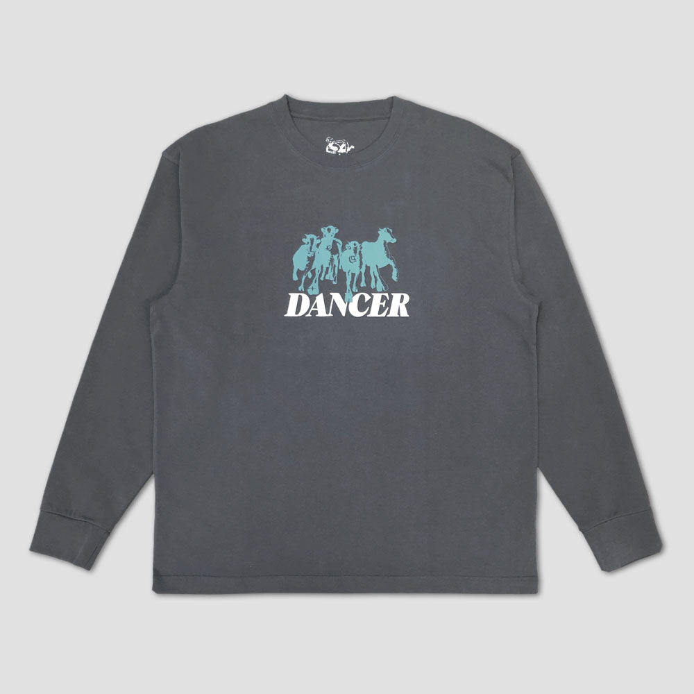 Dancer Step Aside Longsleeve T-Shirt Charcoal