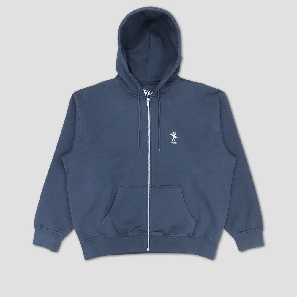 Dancer OG Logo Zip Hoodie Faded Navy