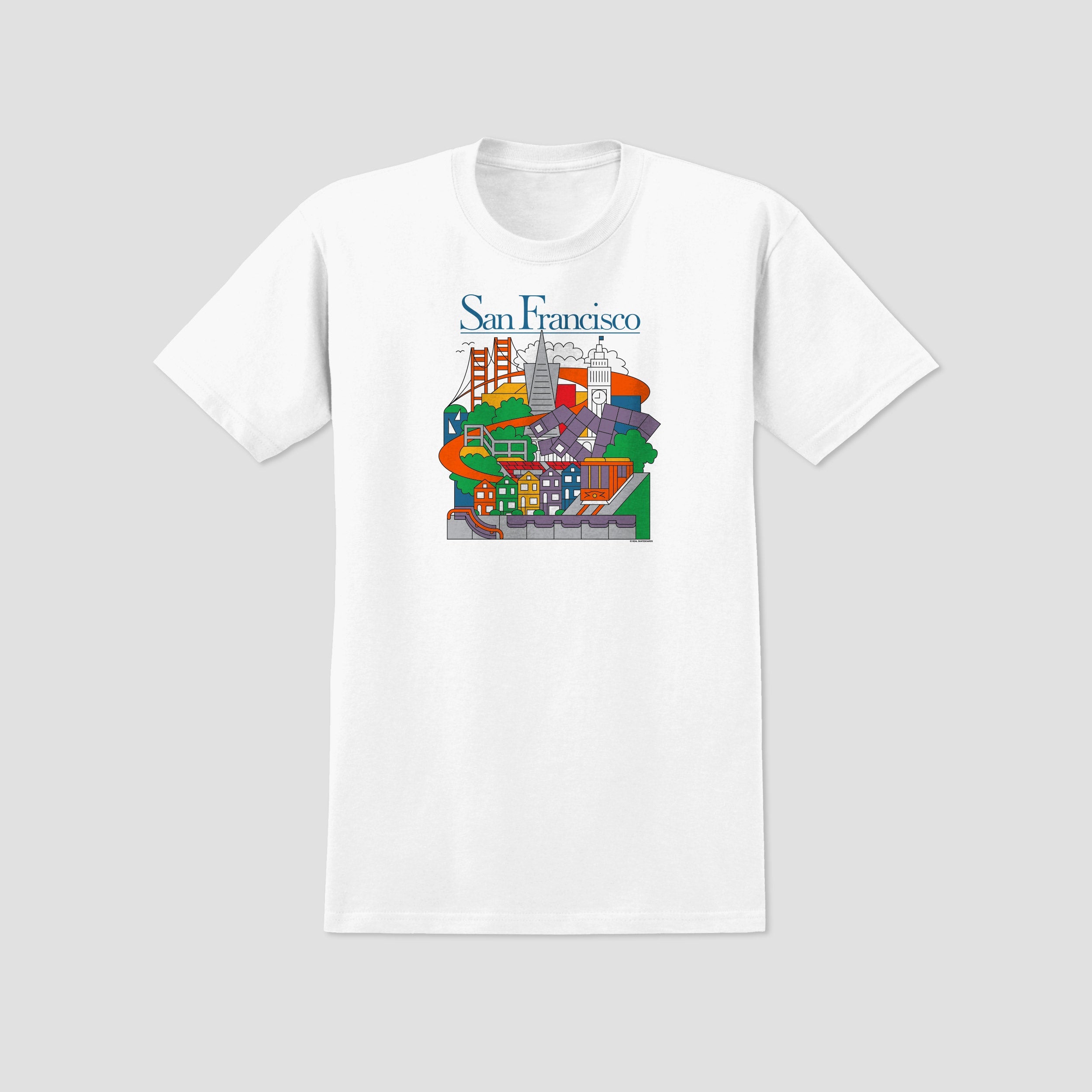Real SF Travel T-Shirt White