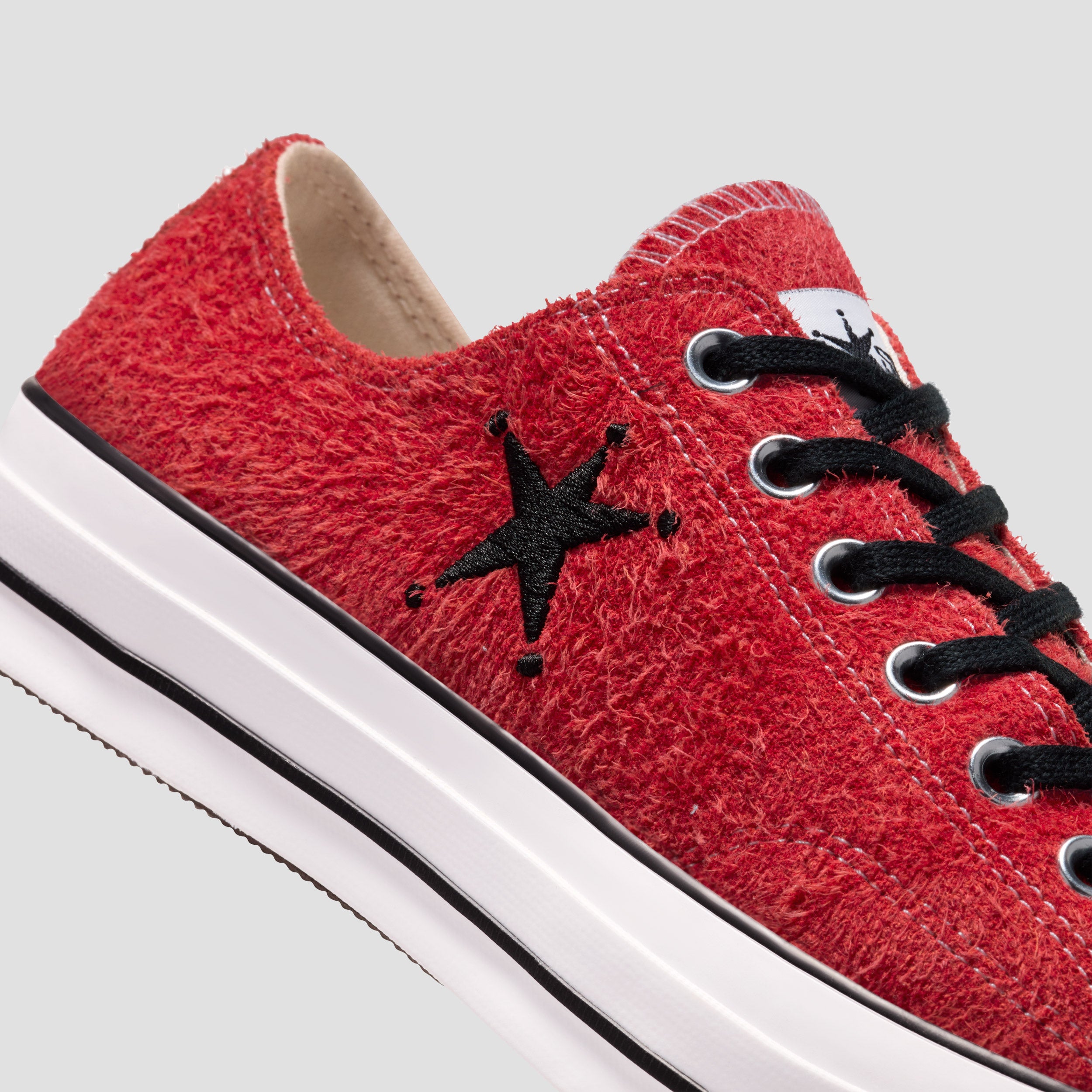 Converse X Stussy Chuck 70 Ox Skate Shoes Poppy Red