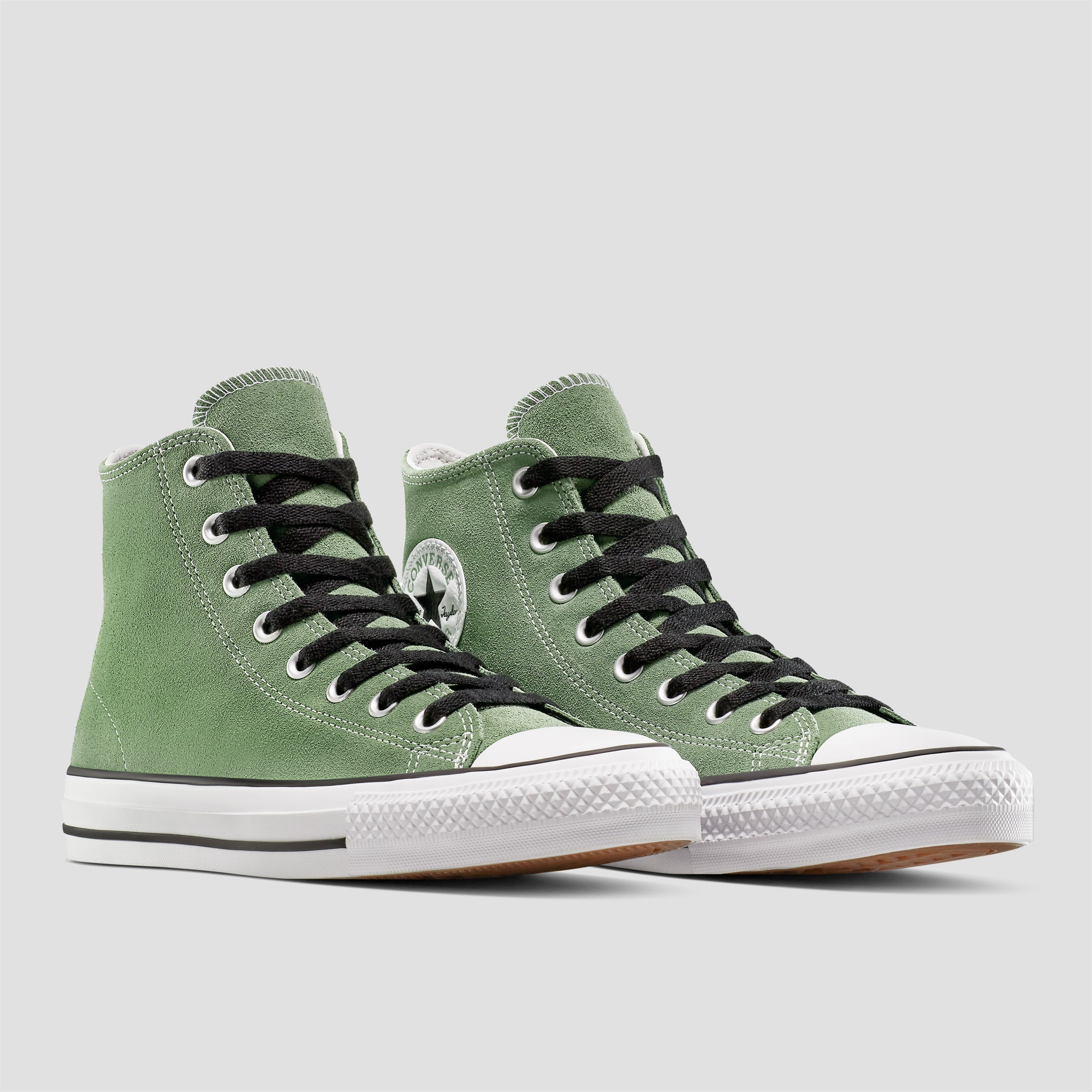 Converse CTAS Pro Hi Skate Shoes Foothill Green / Black / White