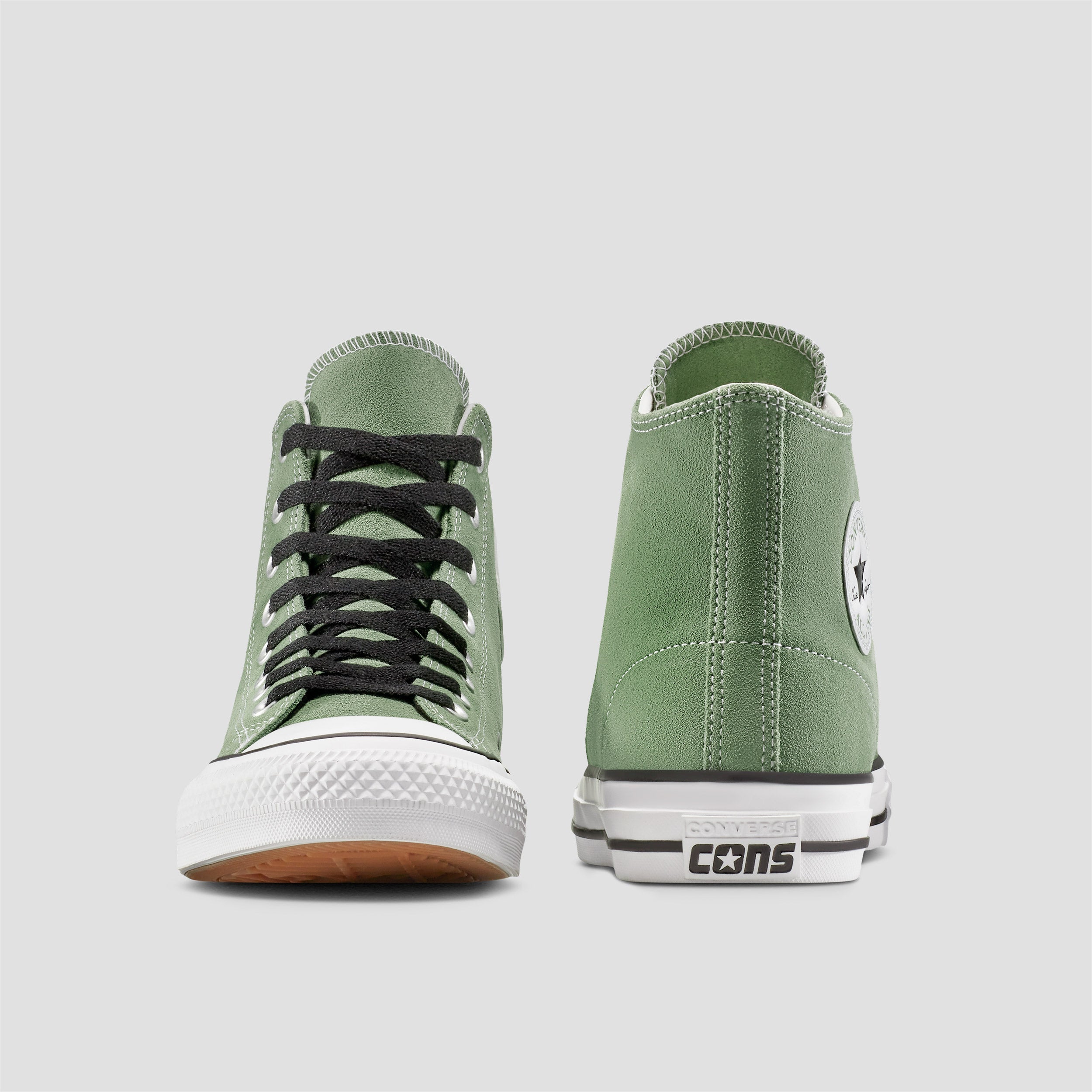 Converse CTAS Pro Hi Skate Shoes Foothill Green / Black / White