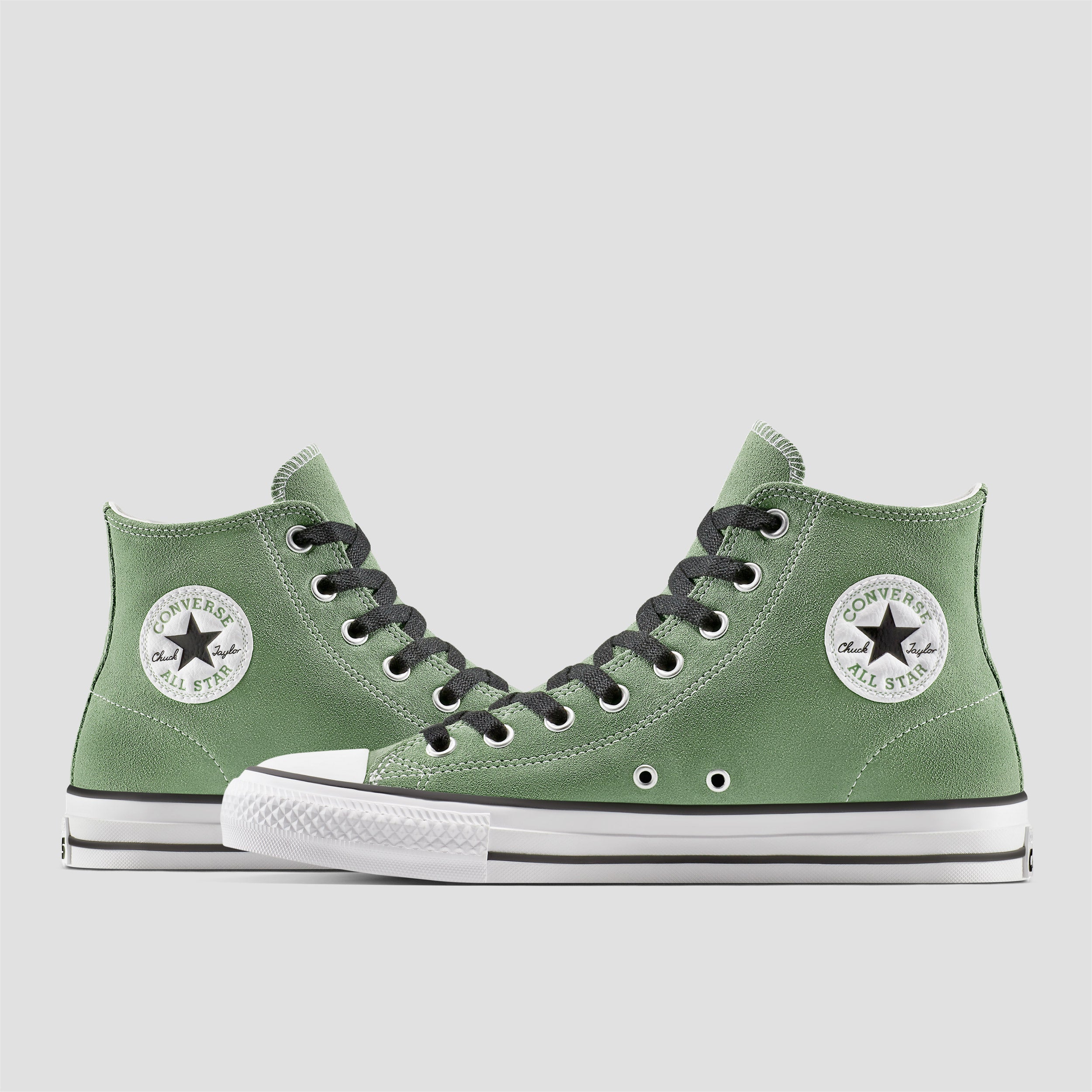 Converse CTAS Pro Hi Skate Shoes Foothill Green / Black / White