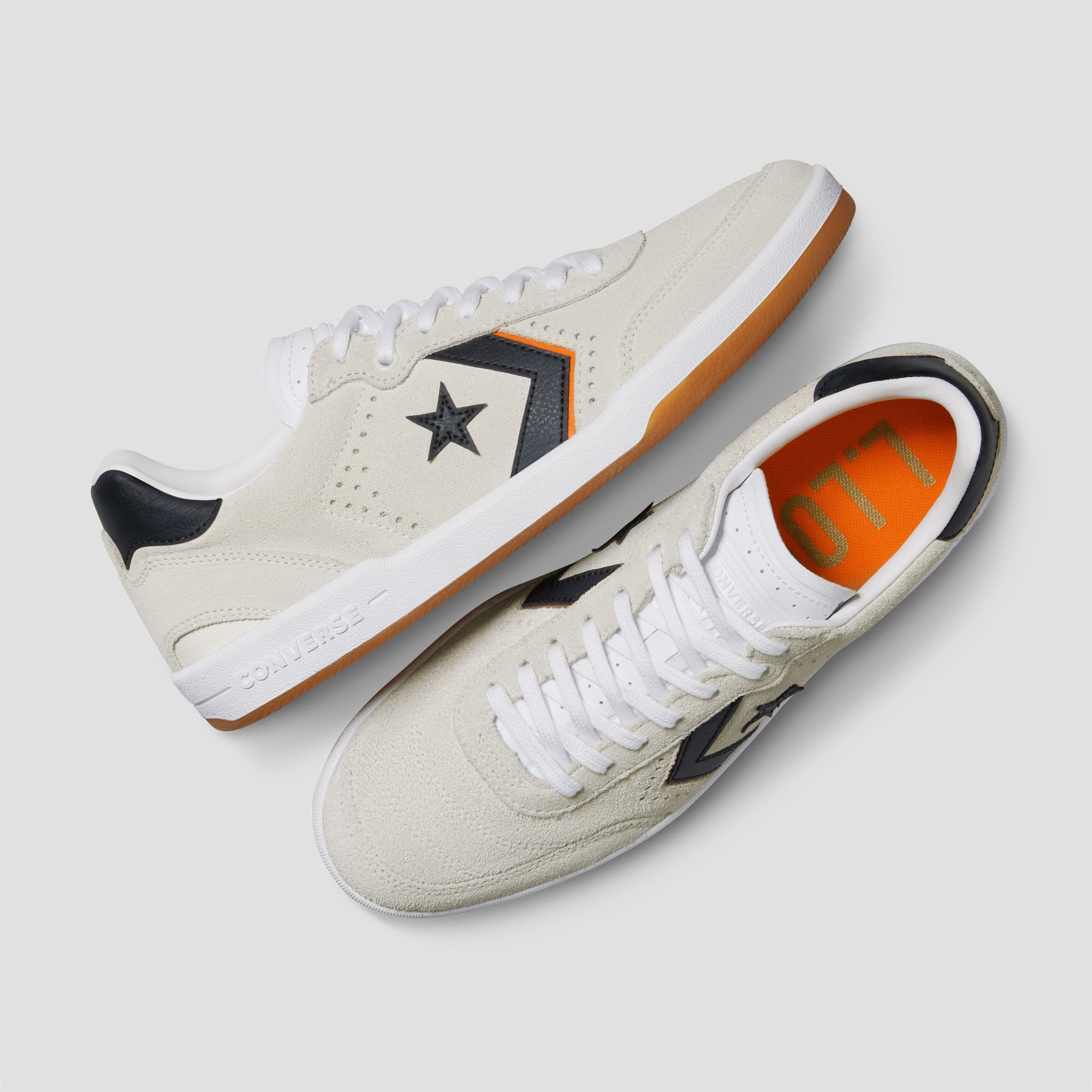 Converse Cons Louie Lopez Pro 2 Skate Shoes Ox Egret / White / Orange