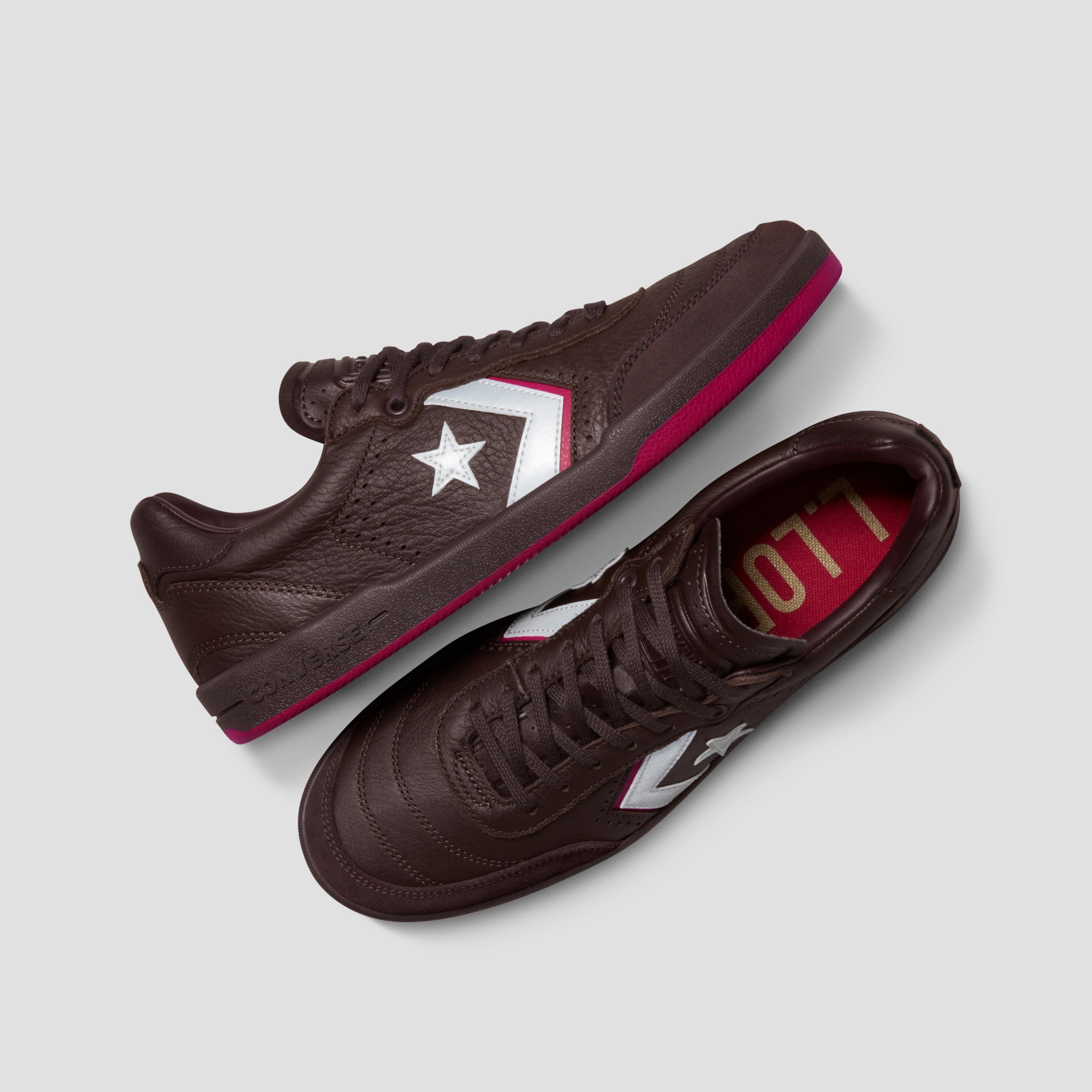 Converse Louie Lopez Pro 2 Skate Shoes Coffee Nut / Silver / Frozen Acai