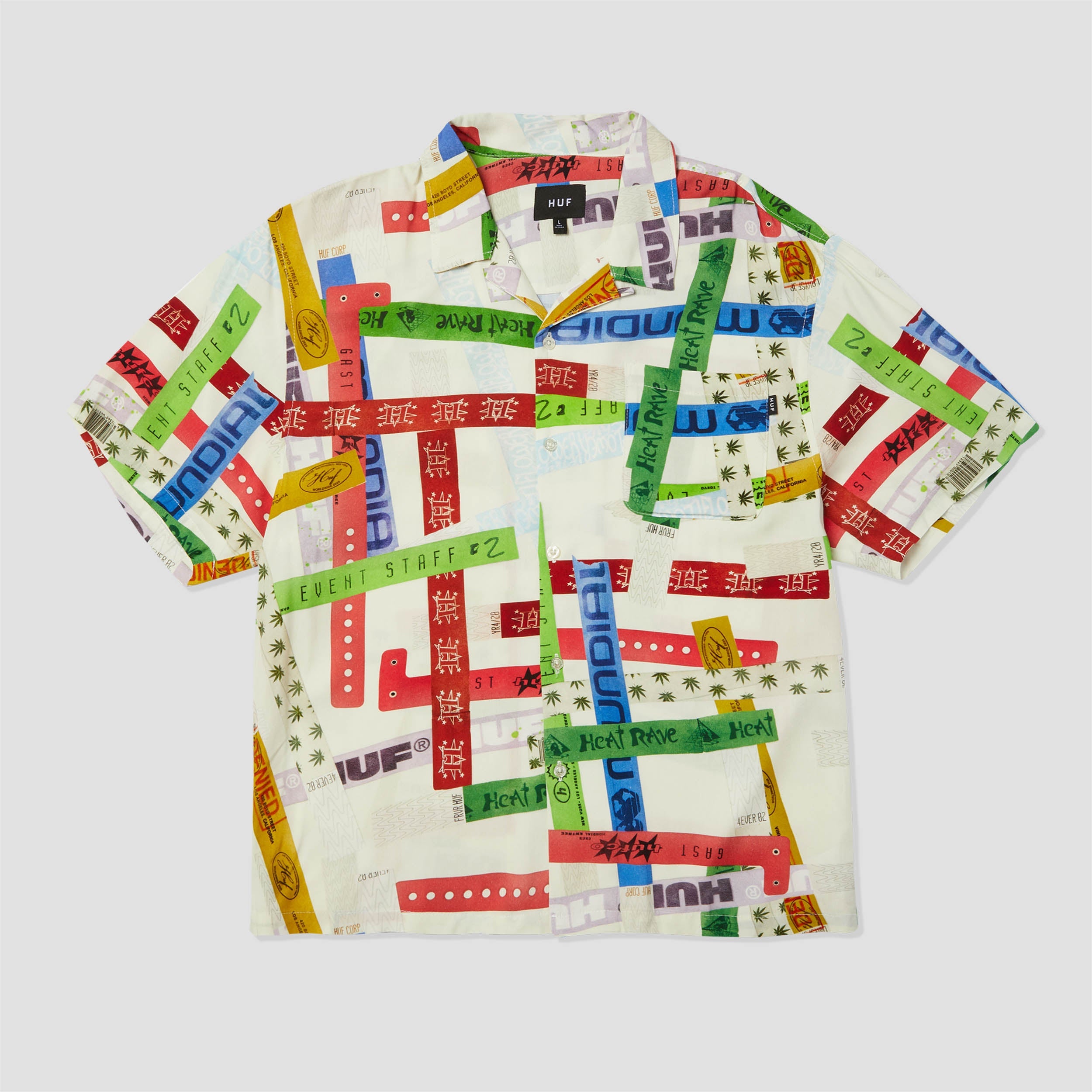 Huf Admission Shortsleeve Resort Shirt Multi