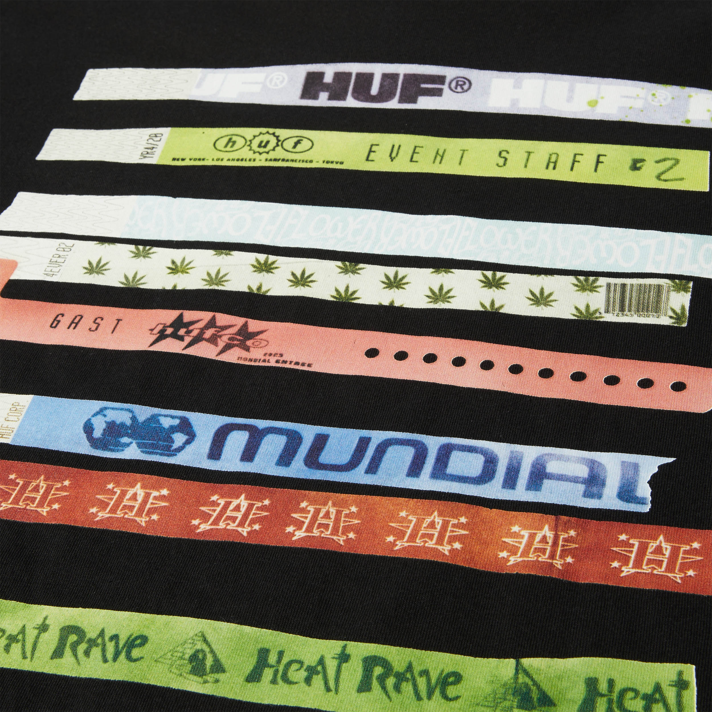 Huf Admission T-Shirt Black