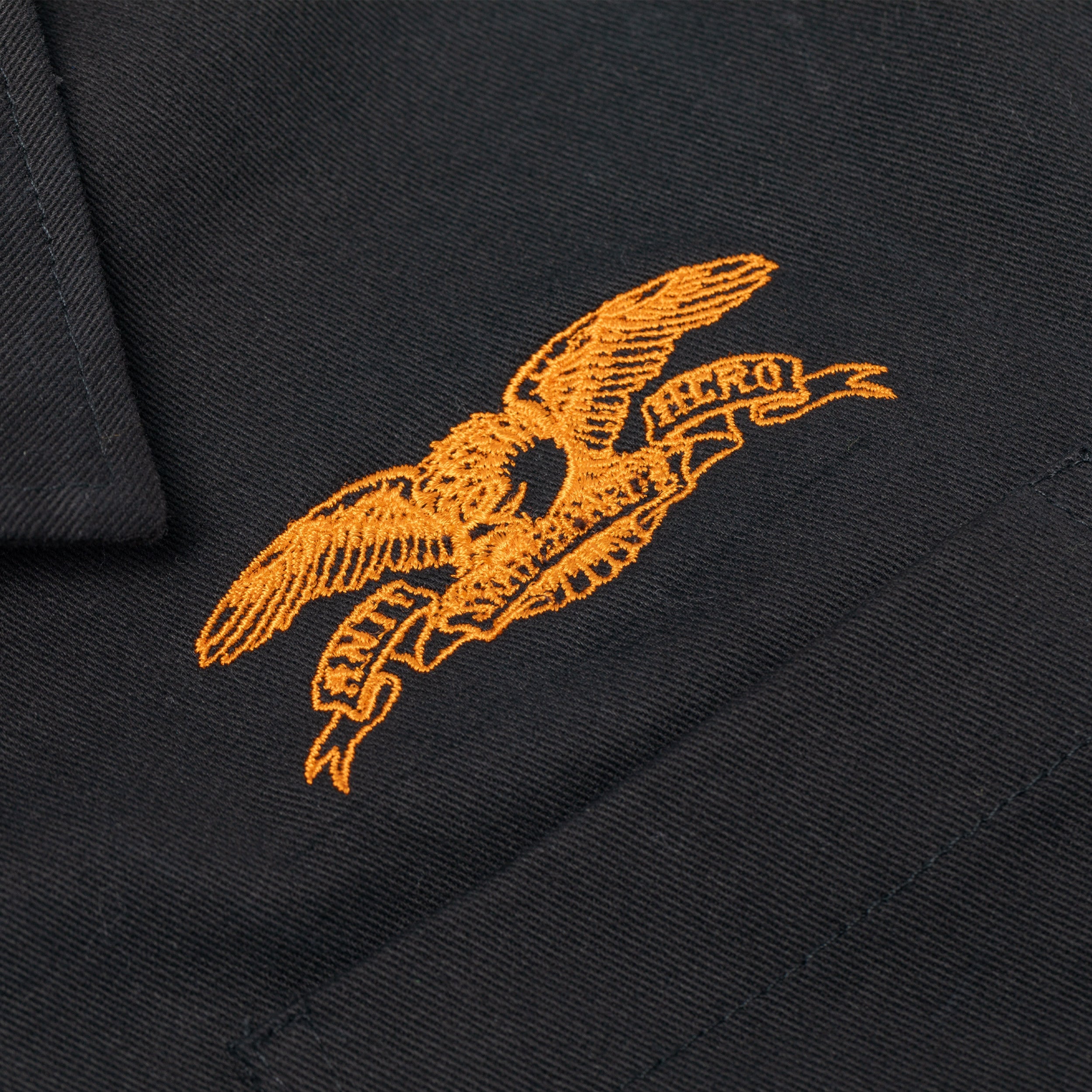 Anti Hero Basic Eagle Stash Jacket Black Orange