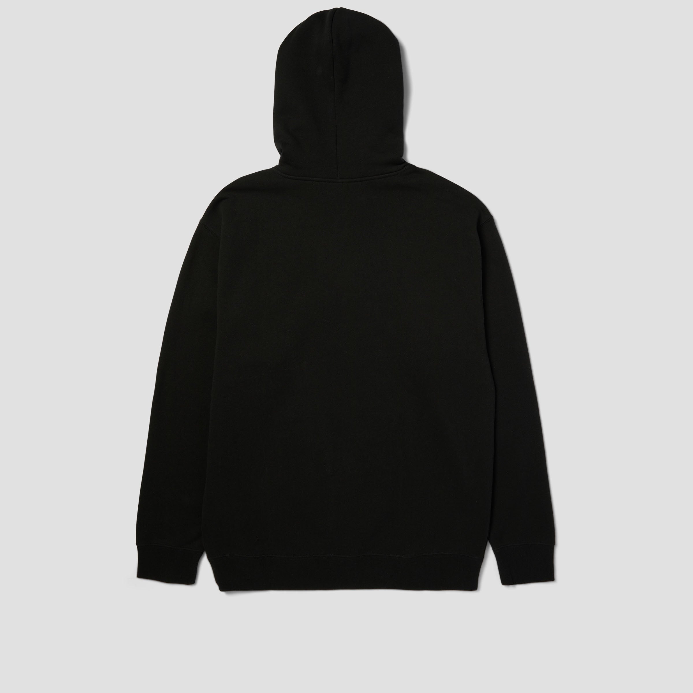 HUF All Caps Zip Hood Black