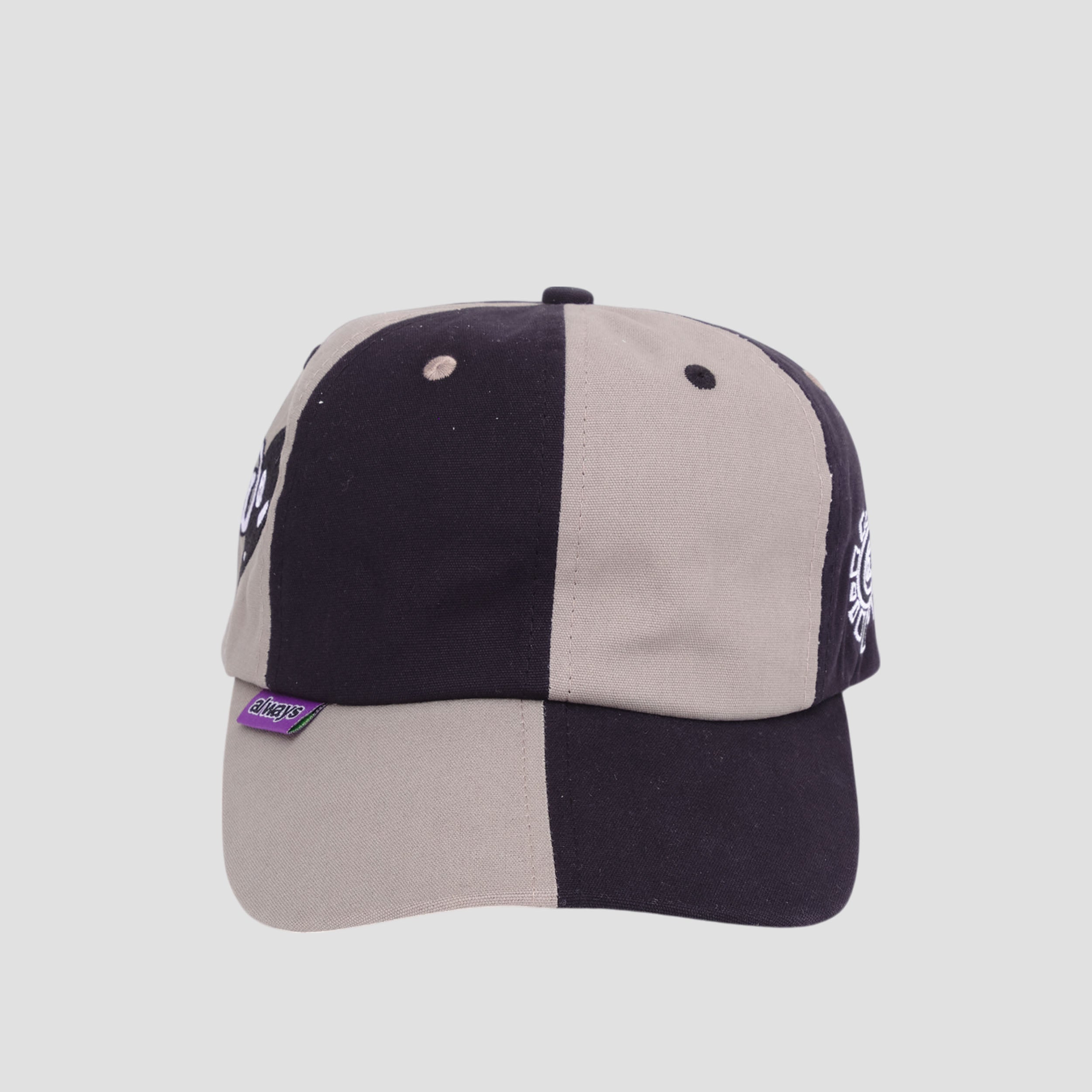 Always Mixed 6 panel Cap Grey / Black
