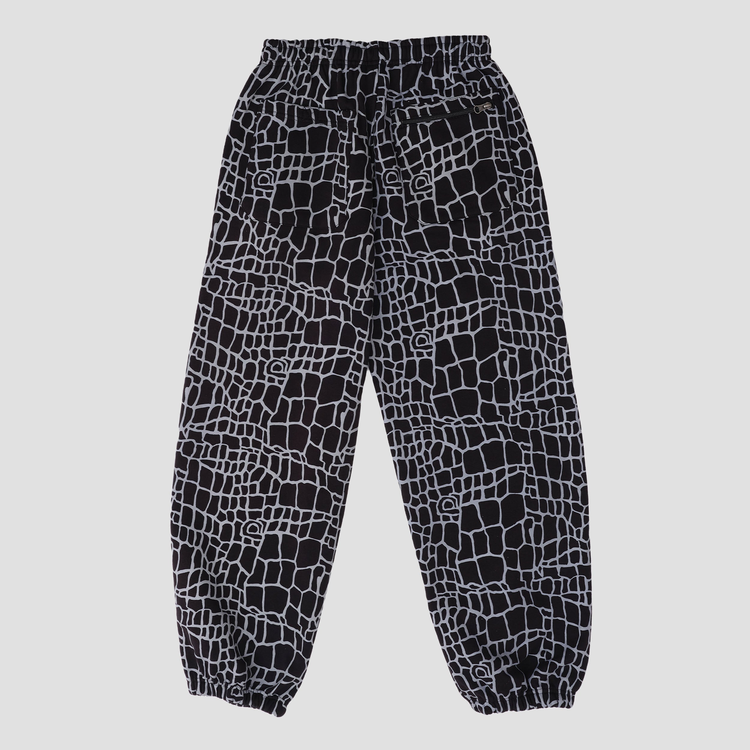 Always Croc Print Jogger Black