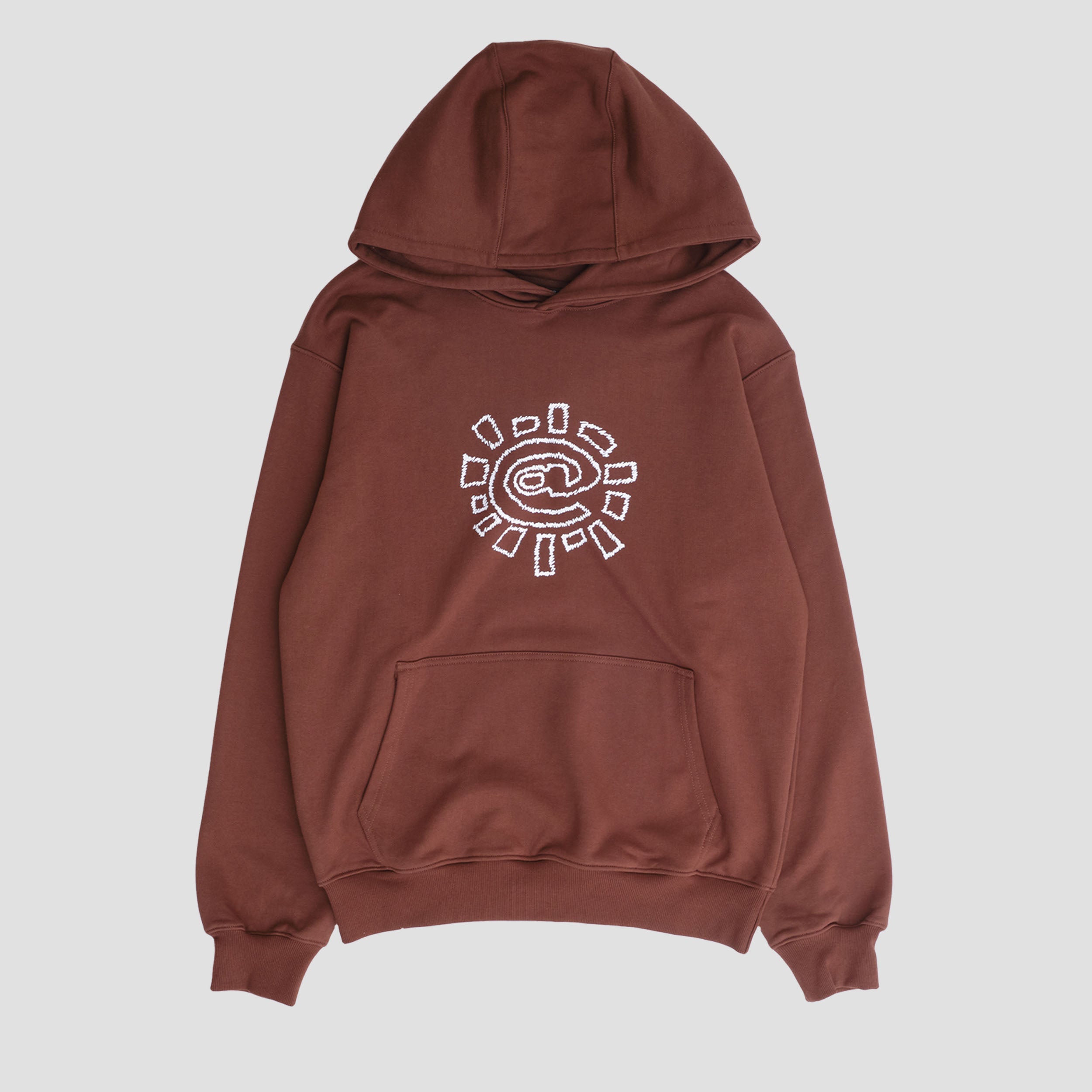 Always Scribble @Sun Hoodie Brown
