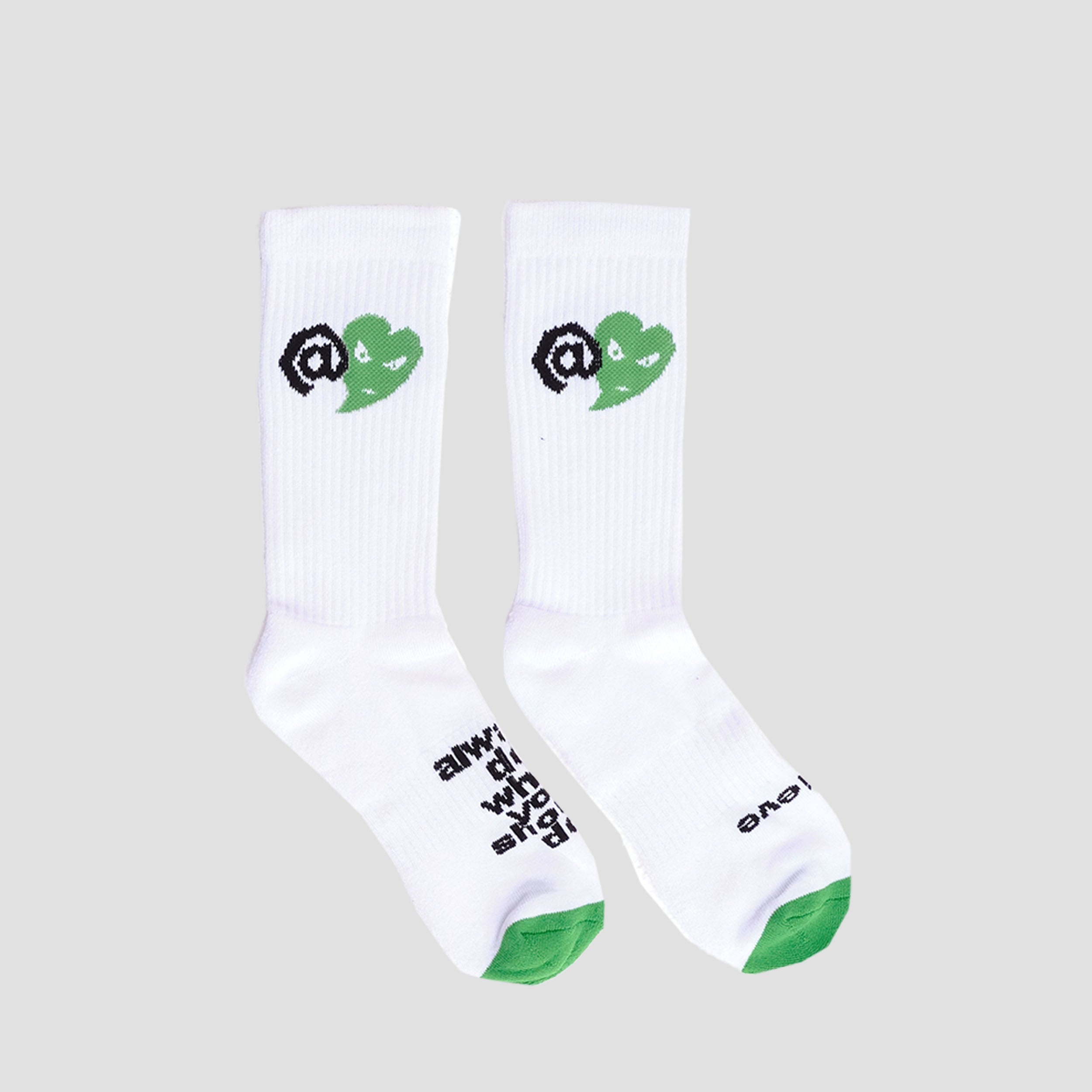 Always Love Hard Sock White