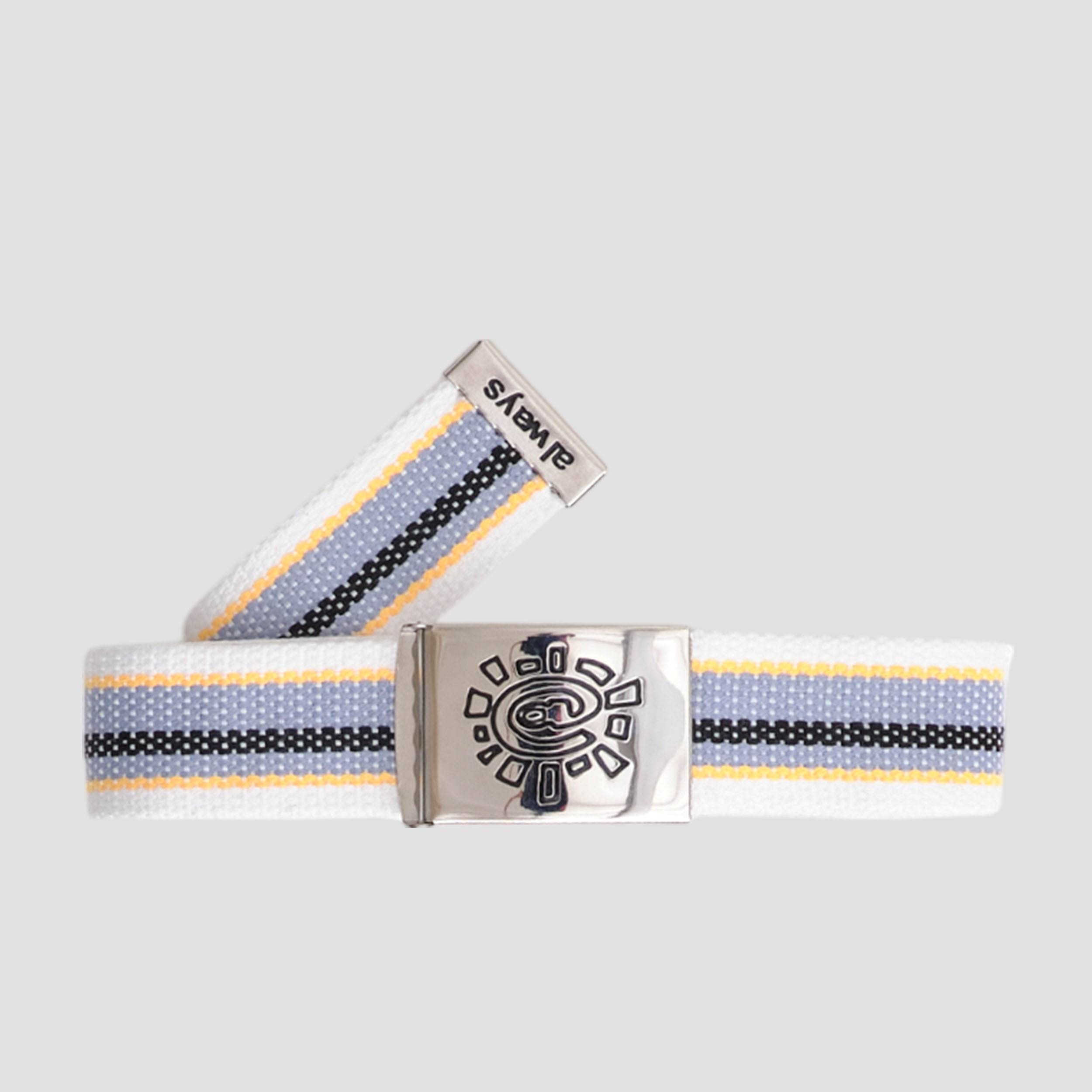 Always Stripe Belt White / Yellow / Black