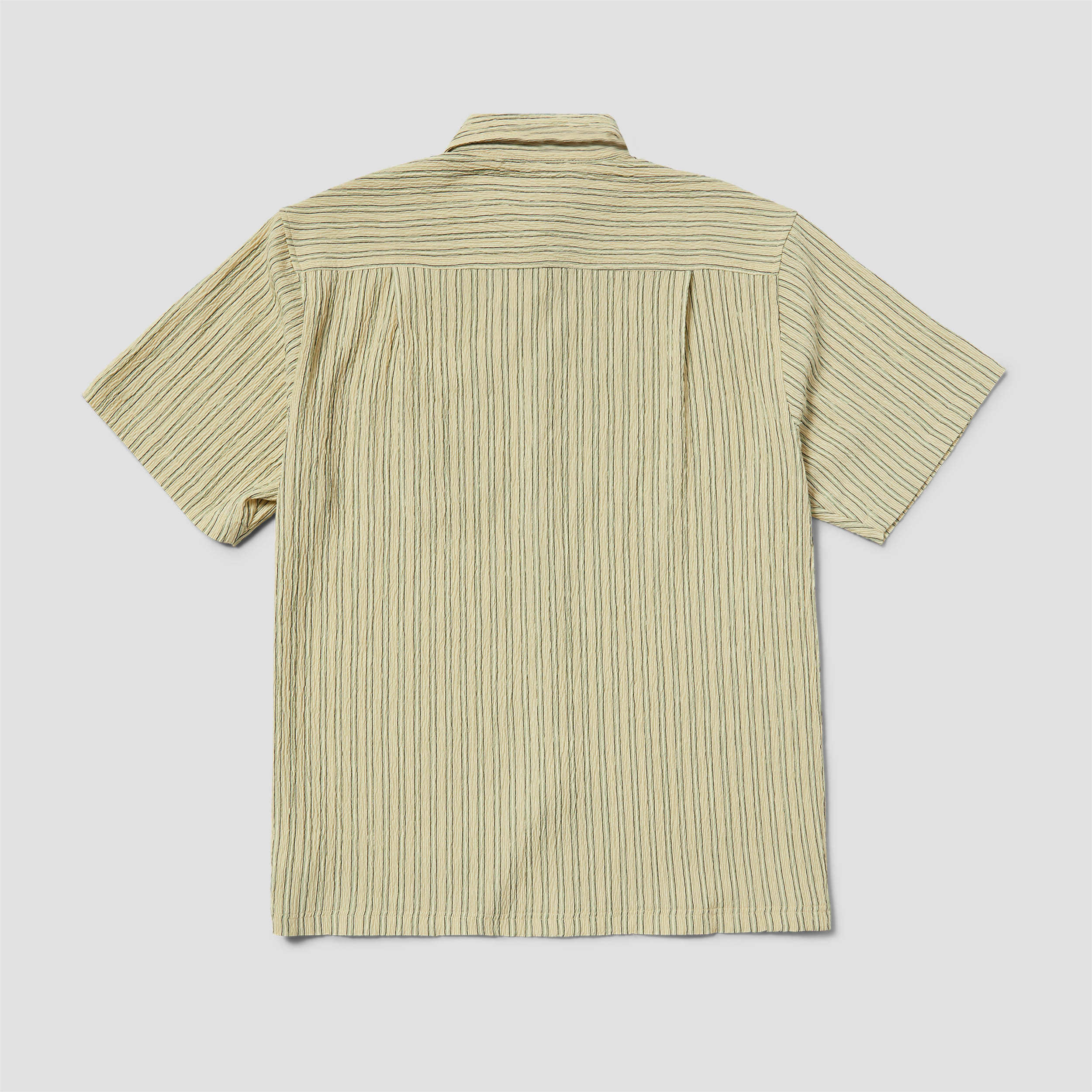 Huf Apollo Shortsleeve Striped Shirt Natural