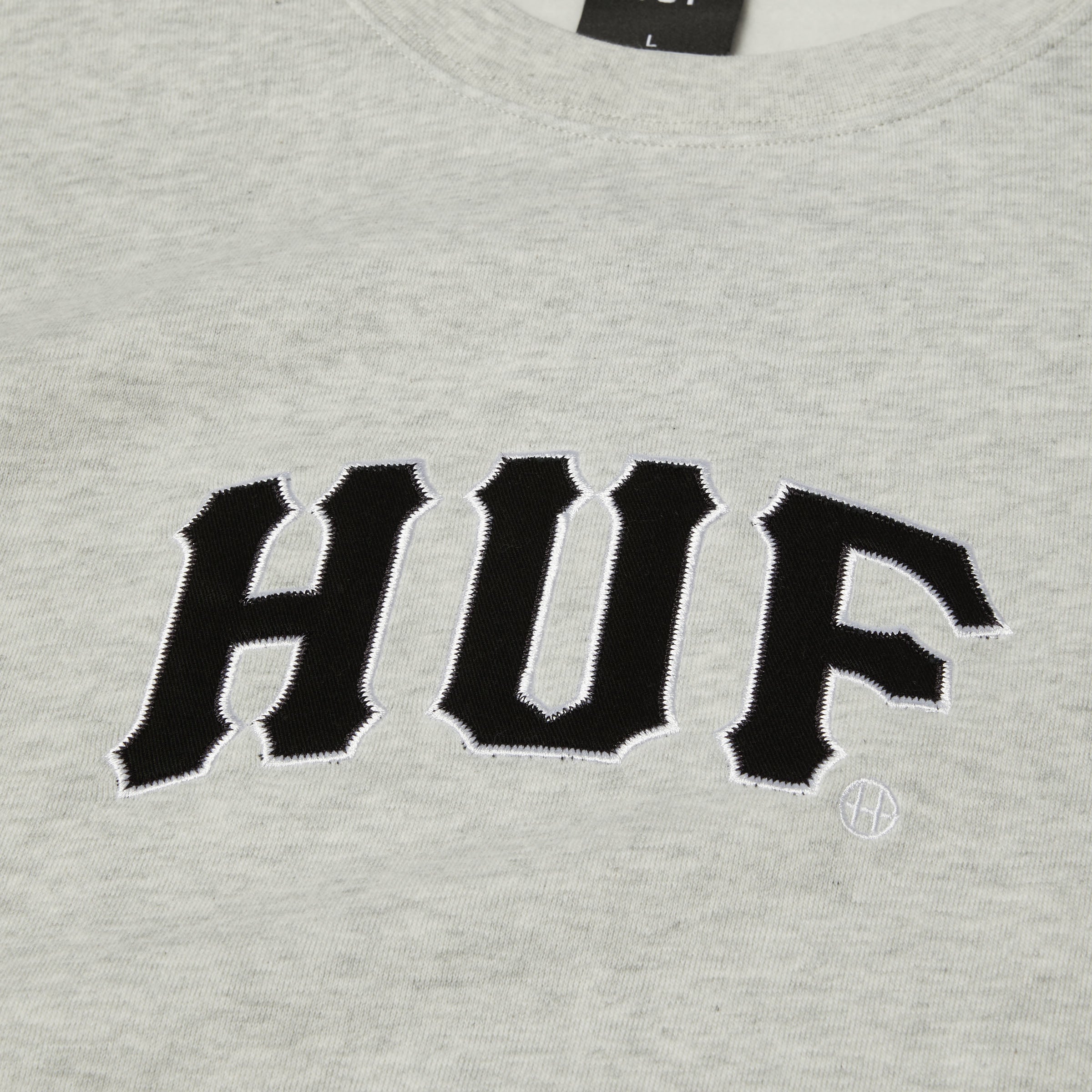 HUF Arch Applique Crew Ash
