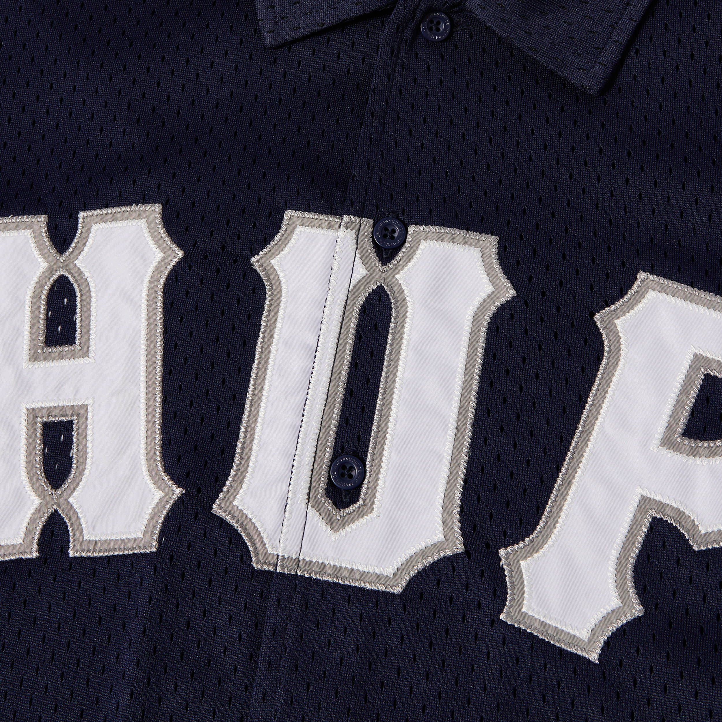HUF Arch Mesh Button Up Navy
