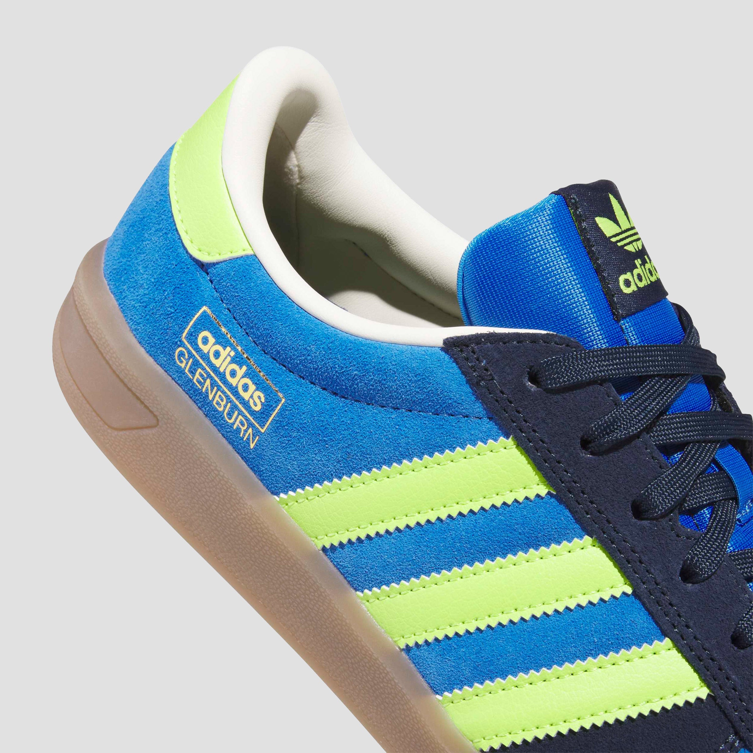 Adidas Glenburn Skate Shoes Bright Royal / Solar Slime / Collegiate Navy