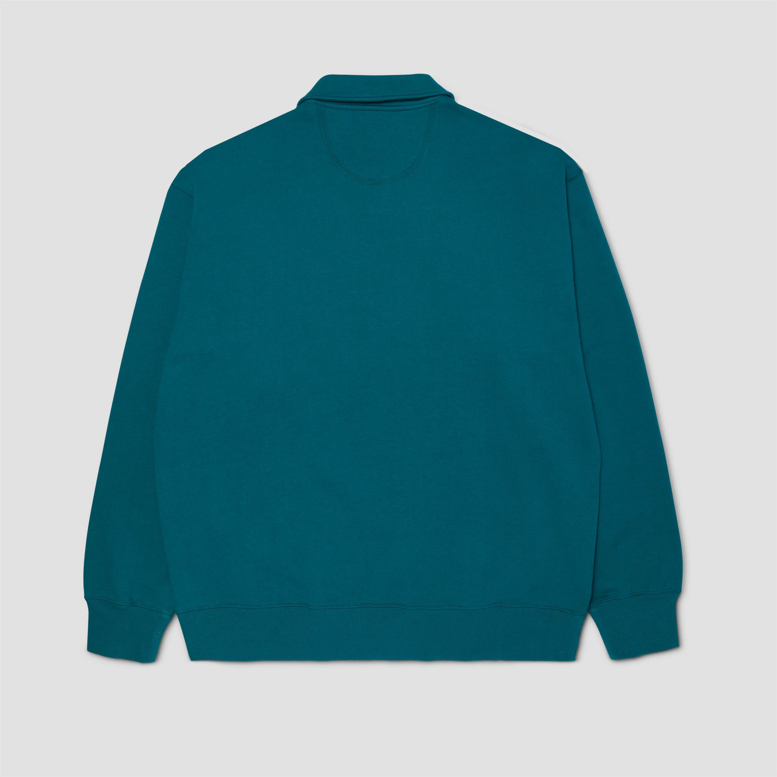 HUF Big Block 1/4 Zip French Terry Sea Green