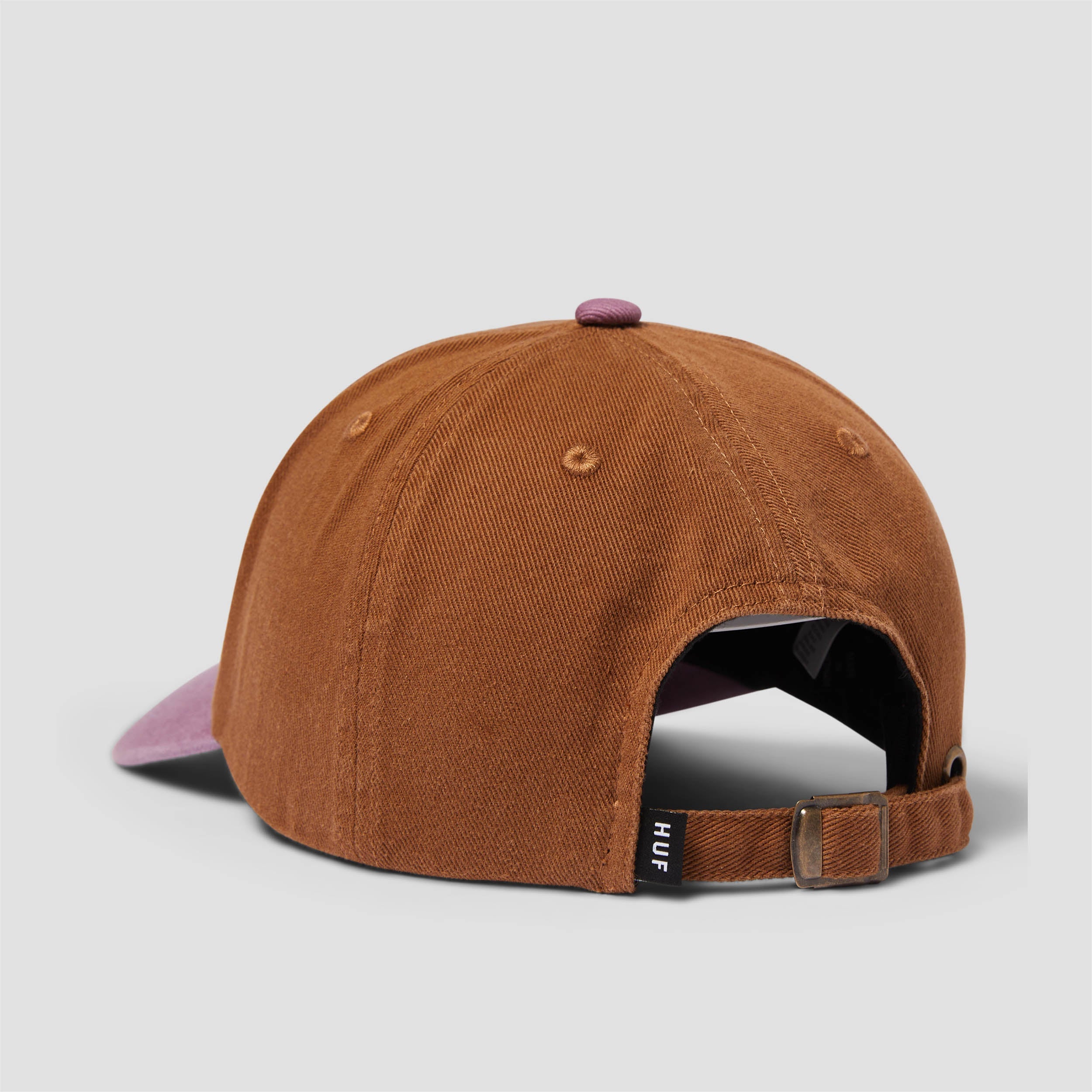 HUF Big Block Washed 6 Panel Cv Hat Brown