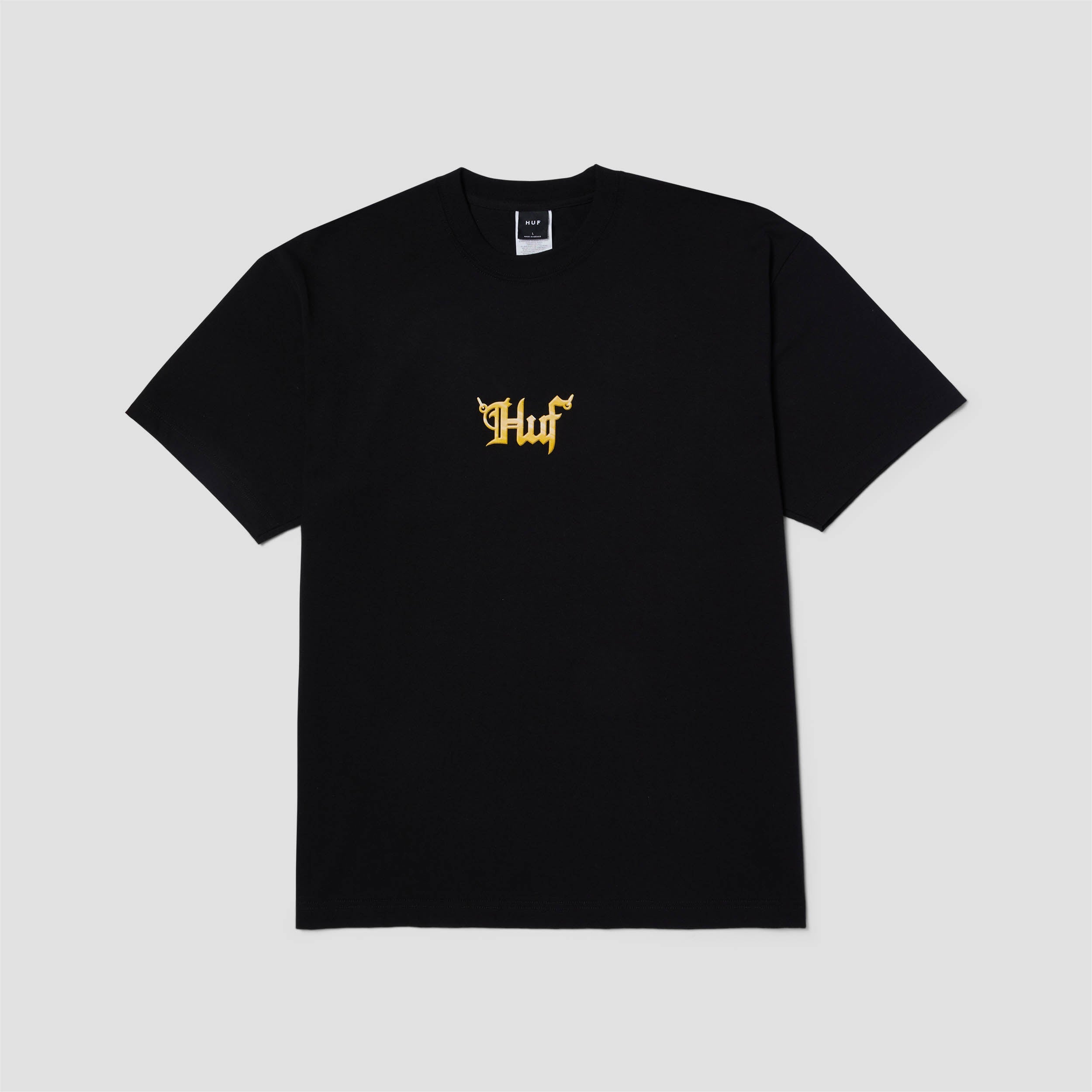 HUF Big H Shortsleeve T-Shirt Black