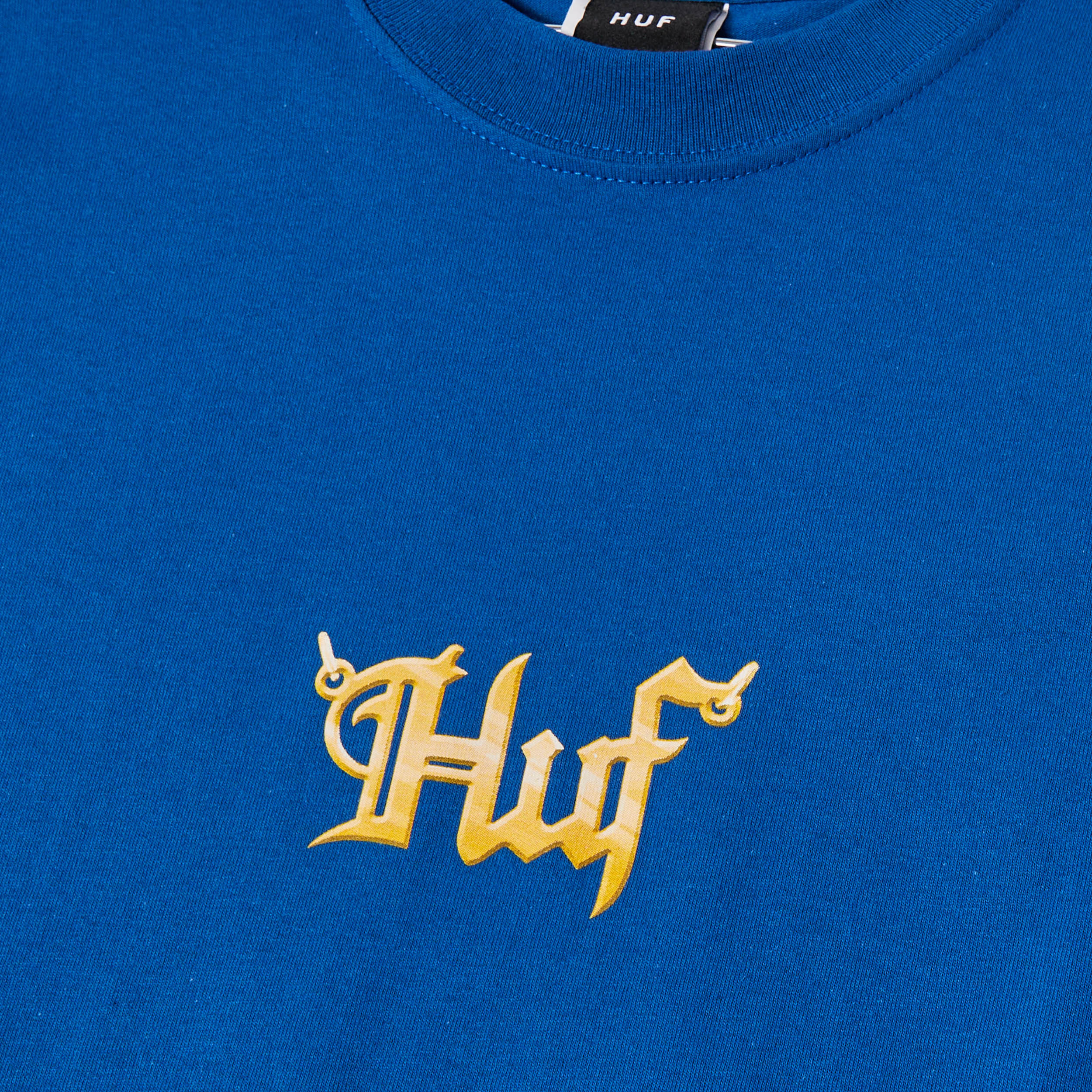 HUF Big H Shortsleeve T-Shirt Cobalt Blue