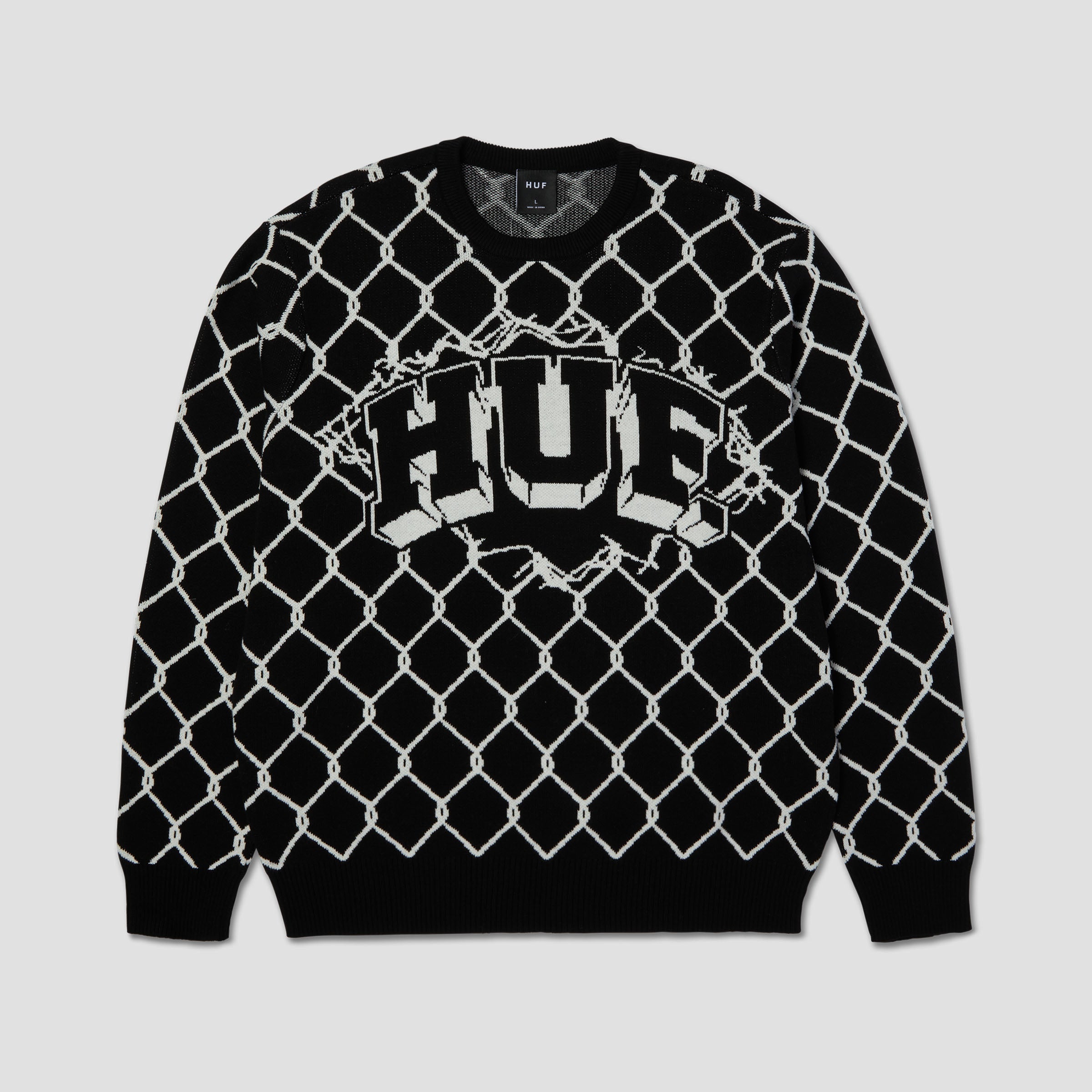 HUF Breakthrough Crew Sweater Black