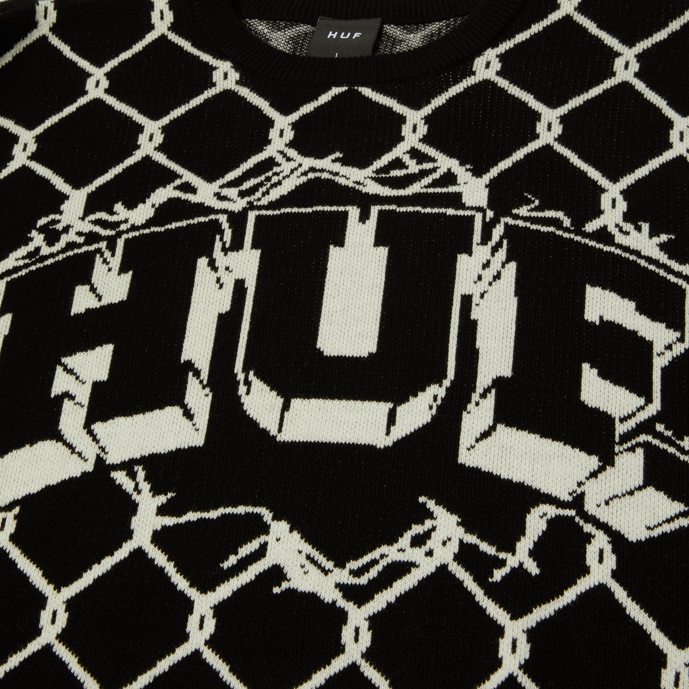 HUF Breakthrough Crew Sweater Black