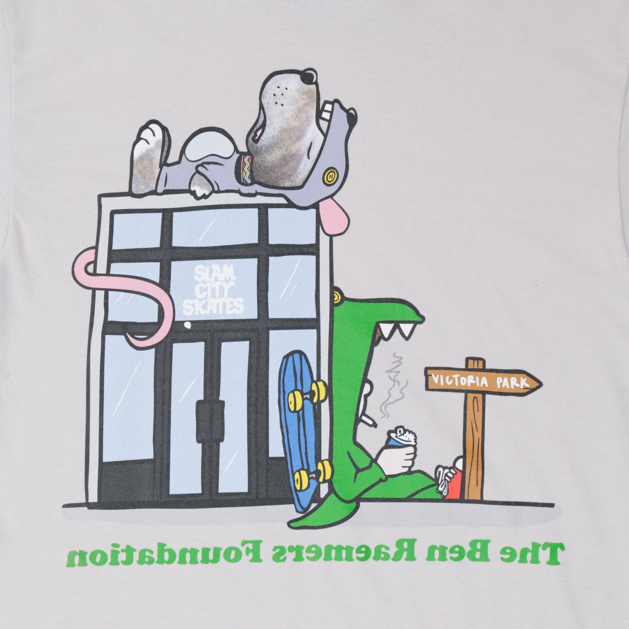 Ben Raemers Foundation Slam City x Lost Art T-Shirt Ice