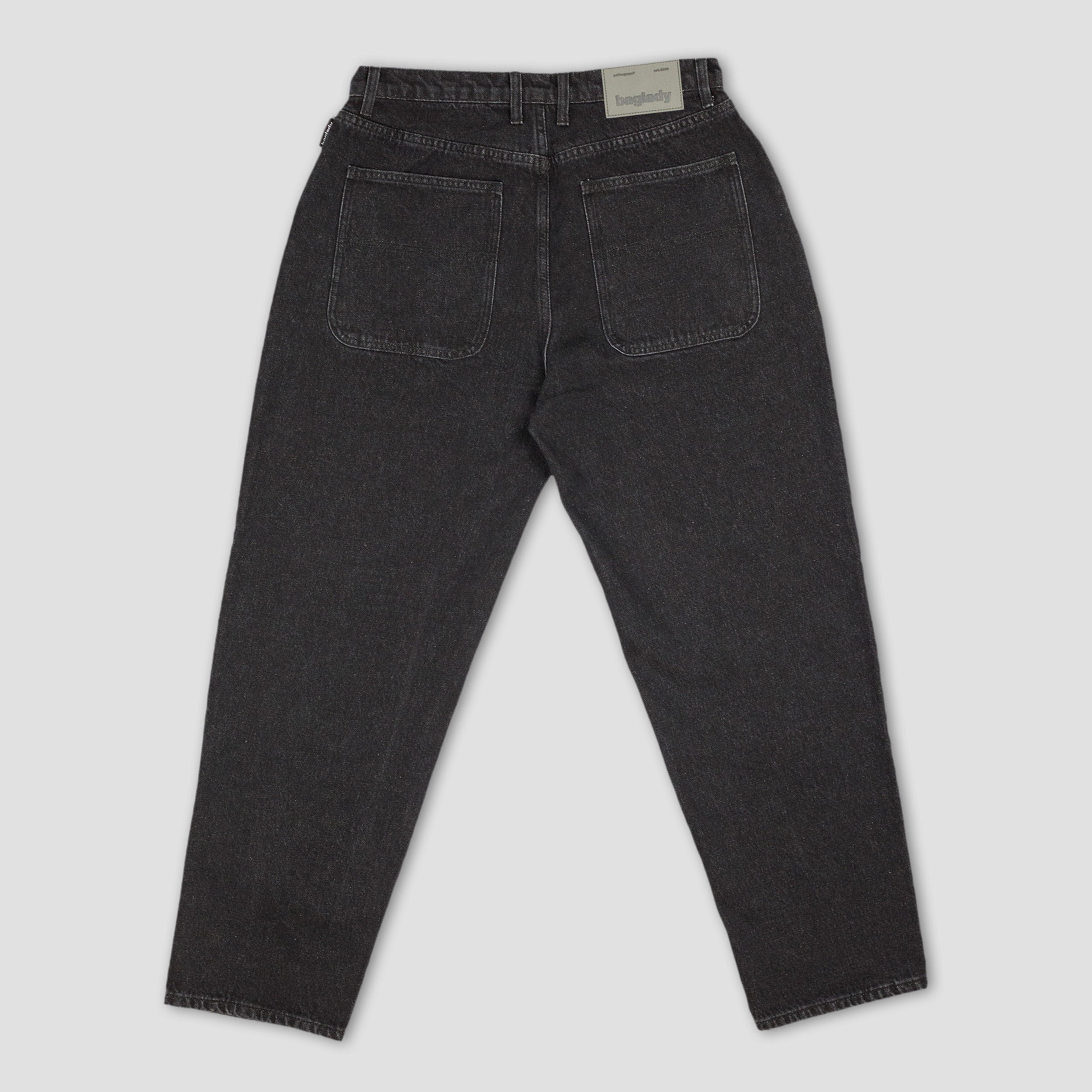 Baglady Denim Pant Black