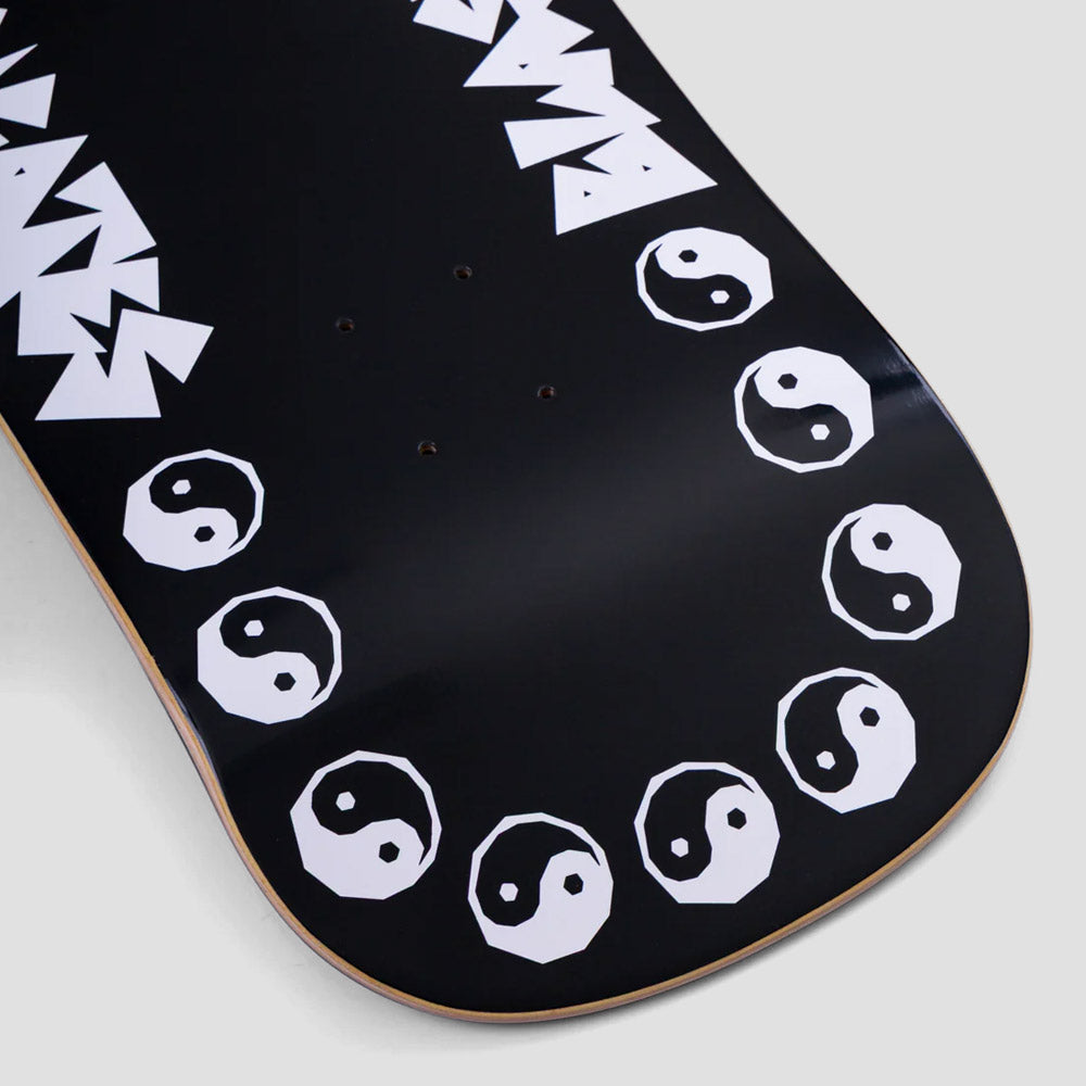 Blast Skates 10.5 Rubble Wrecker Skateboard Deck Black White