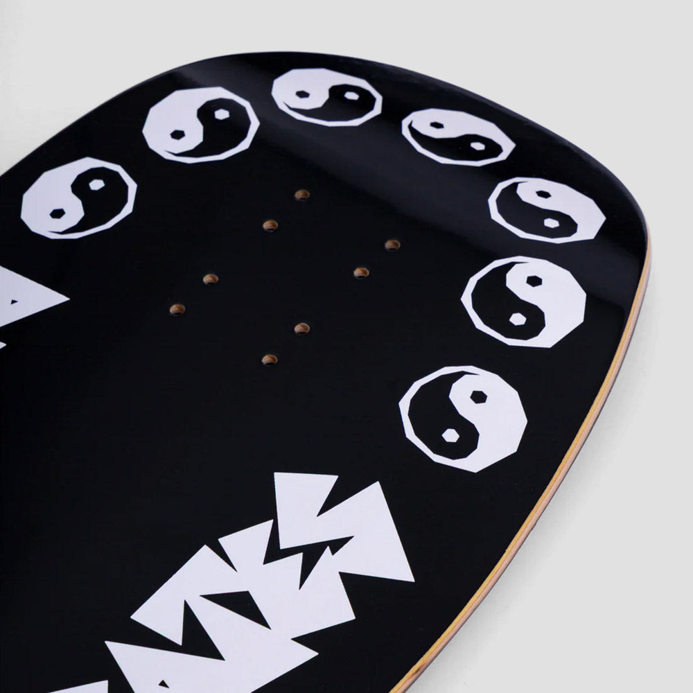 Blast Skates 10.5 Rubble Wrecker Skateboard Deck Black White