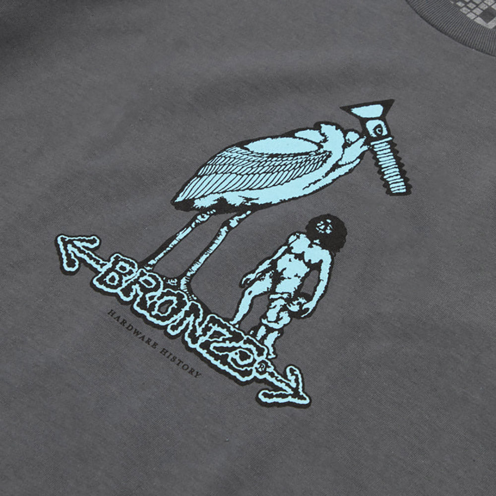 Bronze Hardware History T-Shirt Charcoal