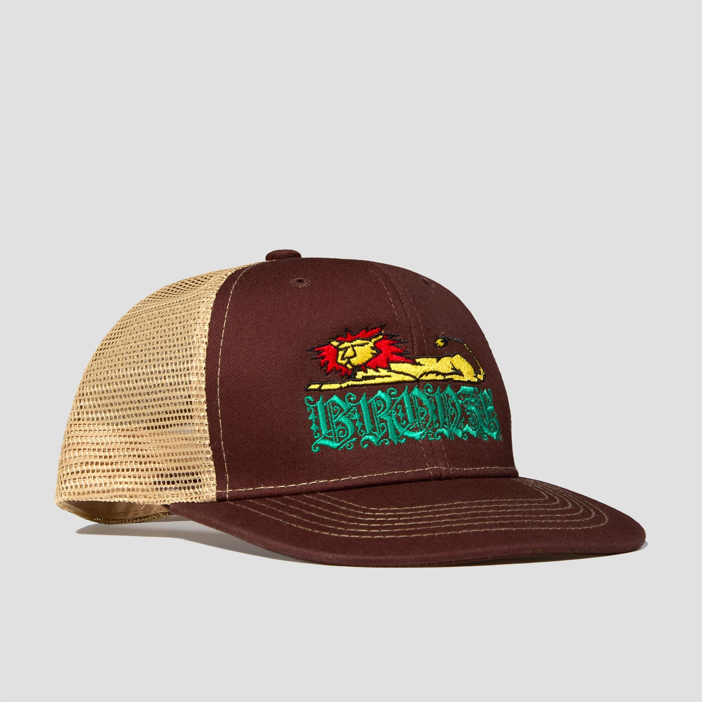 Bronze Path Trucker Mesh Cap Brown / Khaki