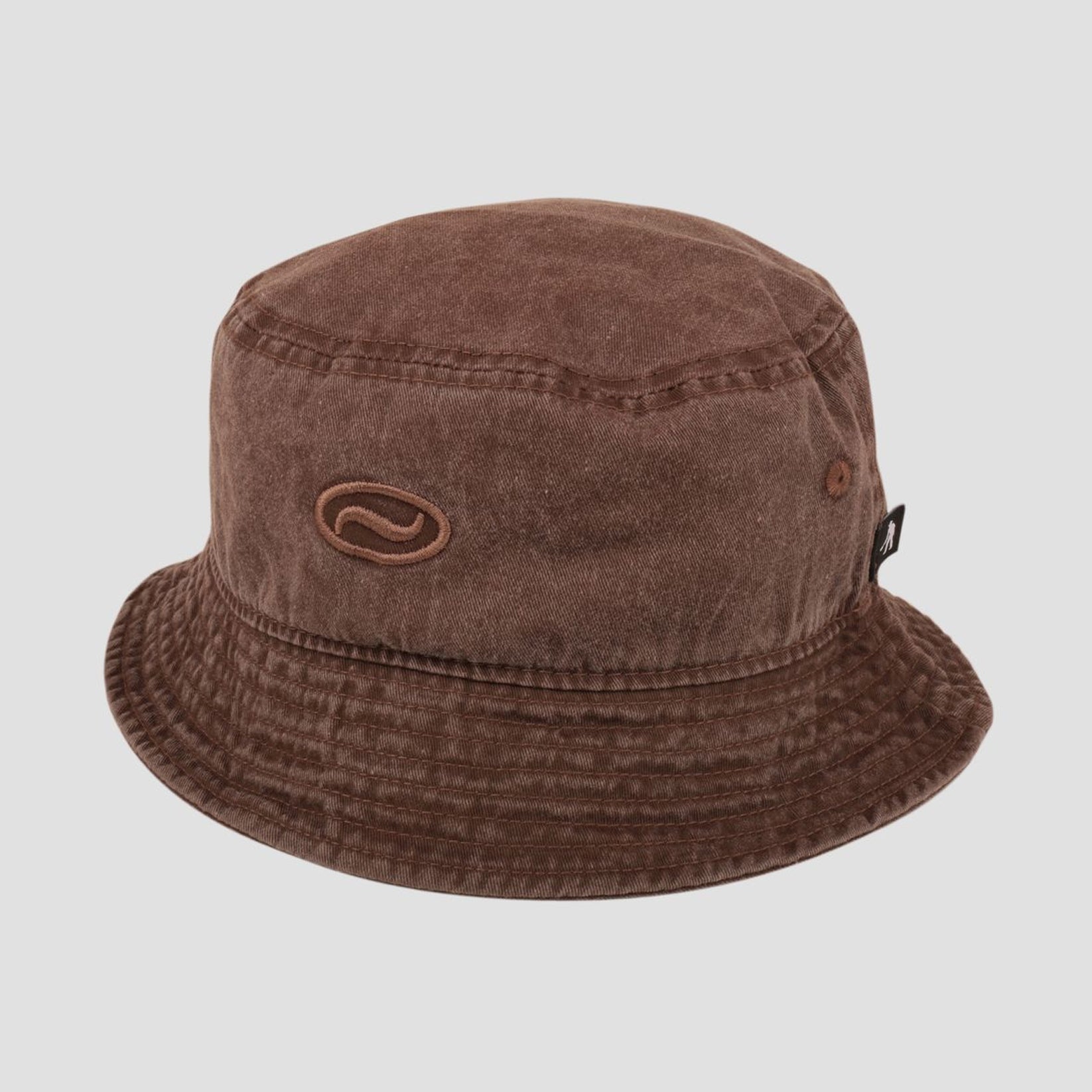 Passport Ovaly Bucket Hat Chocolate