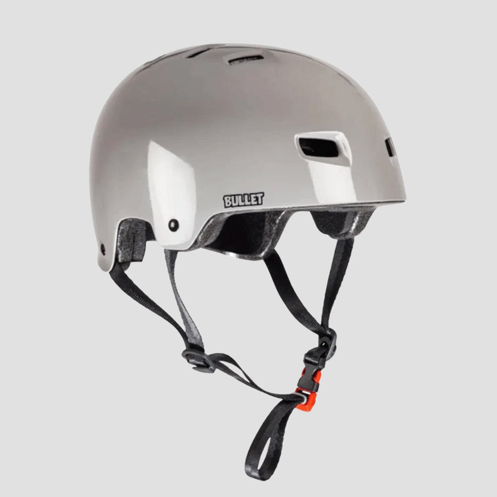Bullet x Slime Balls Logo Kids Helmet Grey