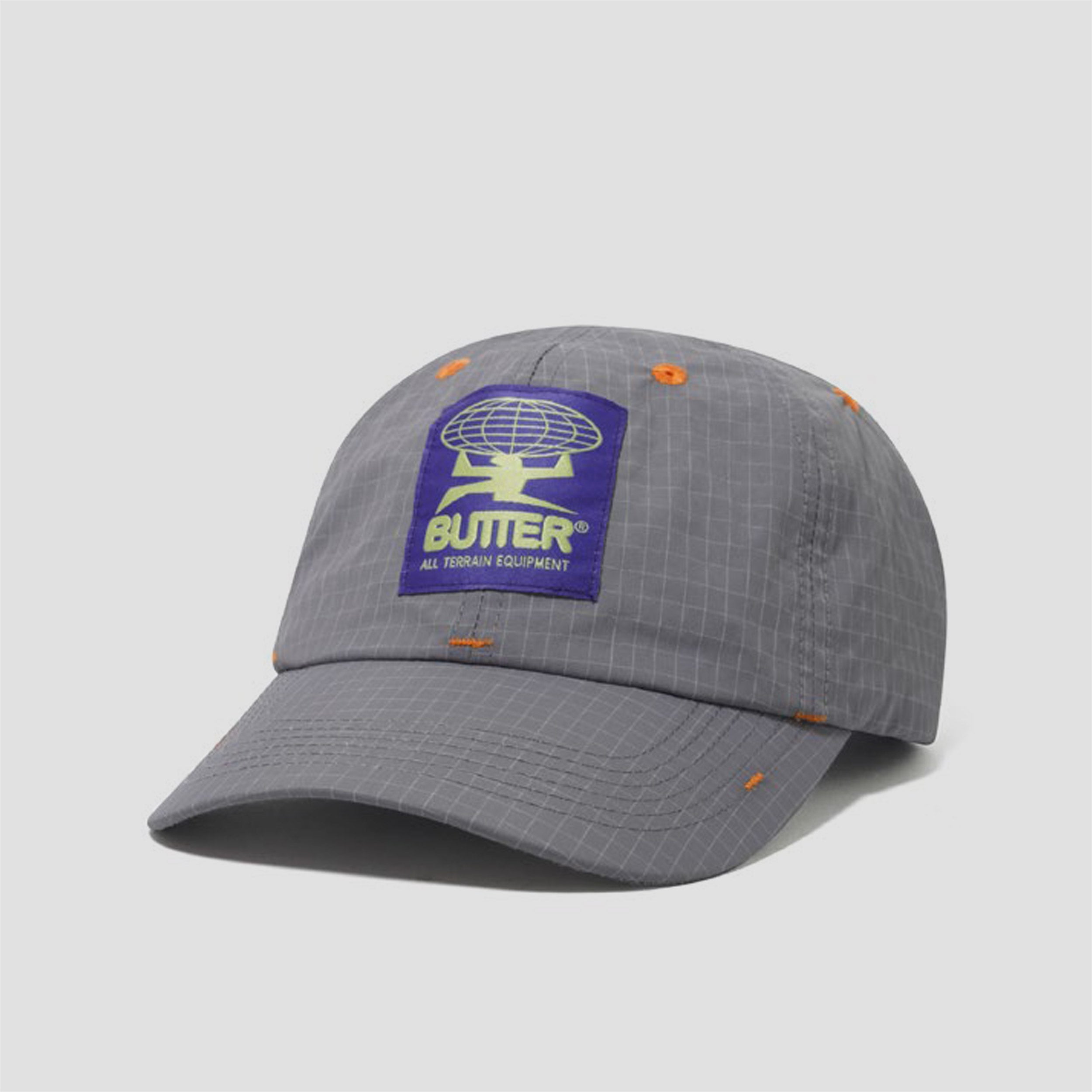 Butter Goods All Terrain 6 Panel Cap Charcoal