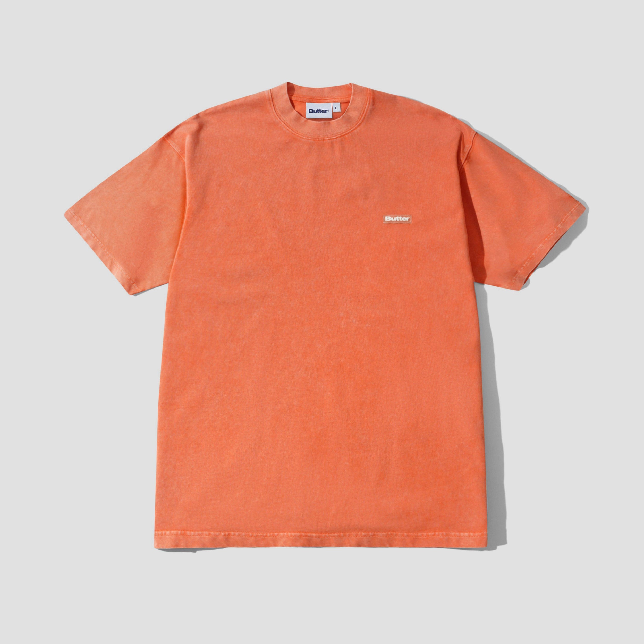 Butter Goods Basic T-Shirt Washed Blood Orange